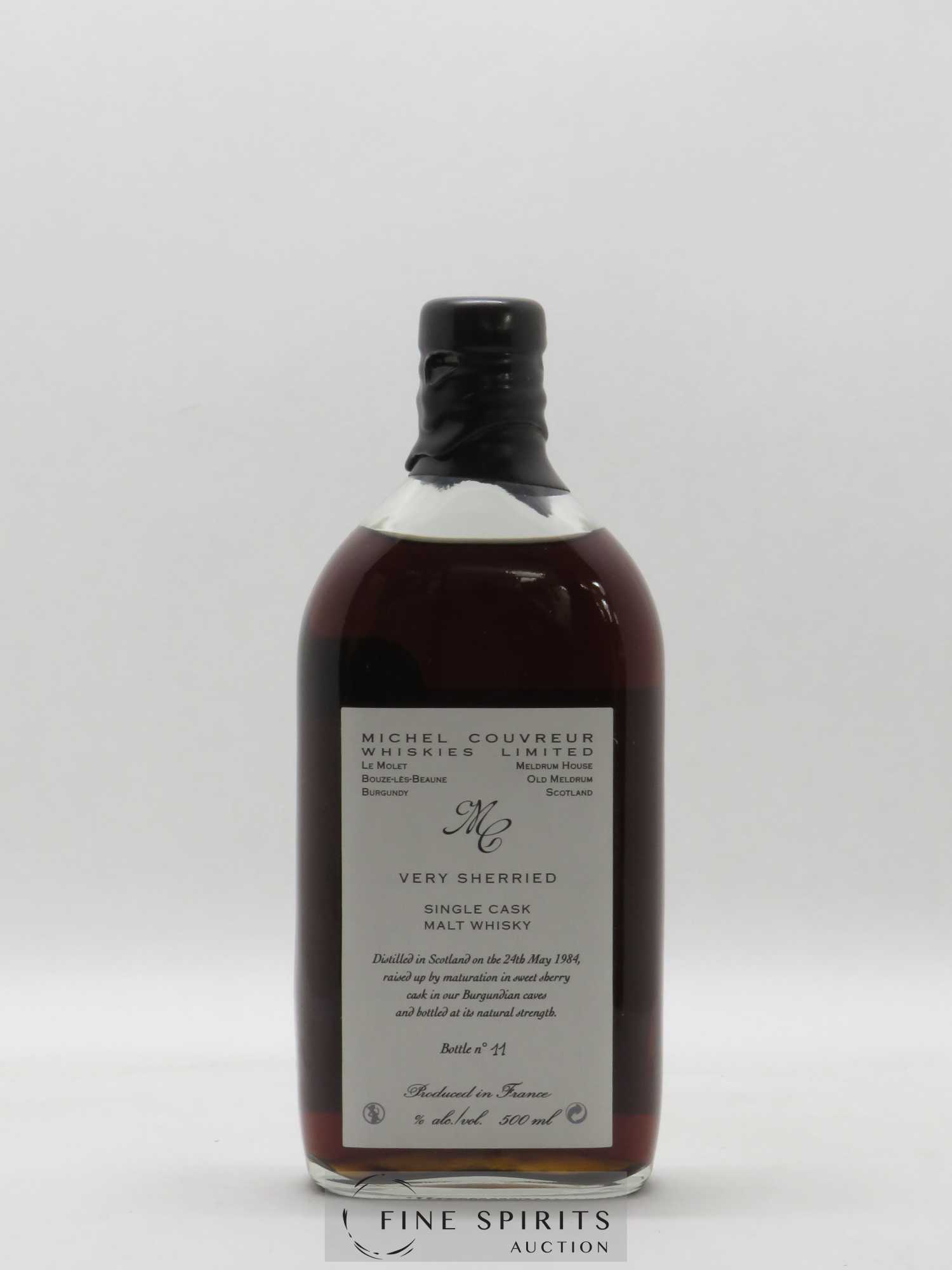 Michel Couvreur 1984 Of. Very Sherried Over 27 years old Whiskies Limited 50cl - Lot de 1 bouteille - 2