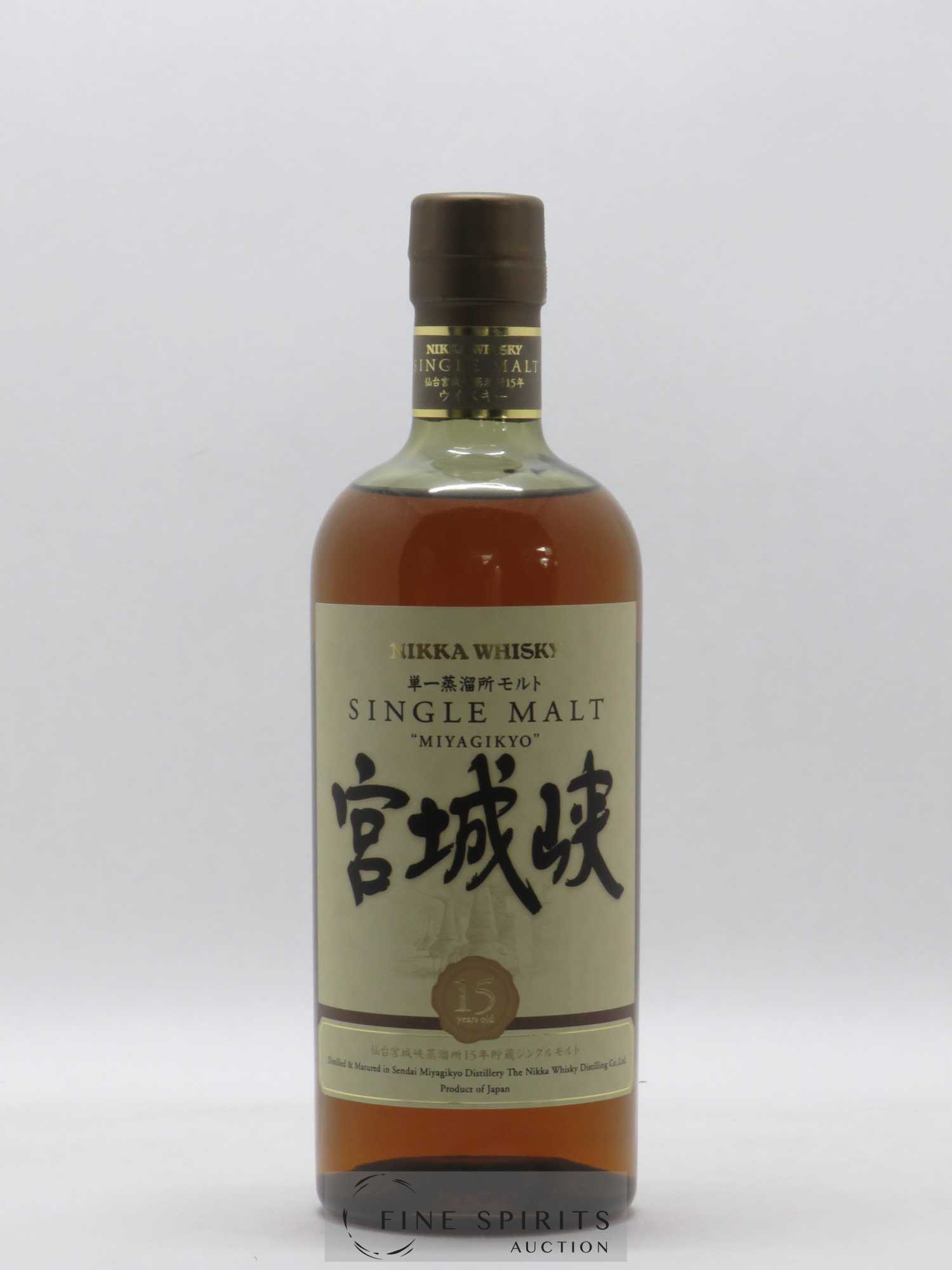 Miyagikyo 15 years Of. Nikka Whisky - Lot de 1 bouteille - 0