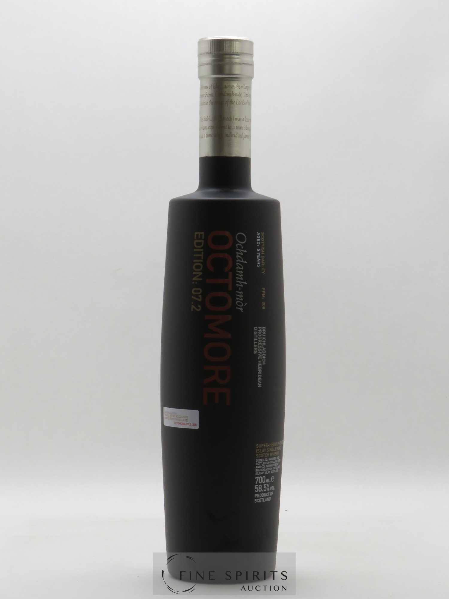 Octomore 5 years Of. Edition 07.2 Scottish Barley Limited Edition - Lot de 1 bouteille - 1