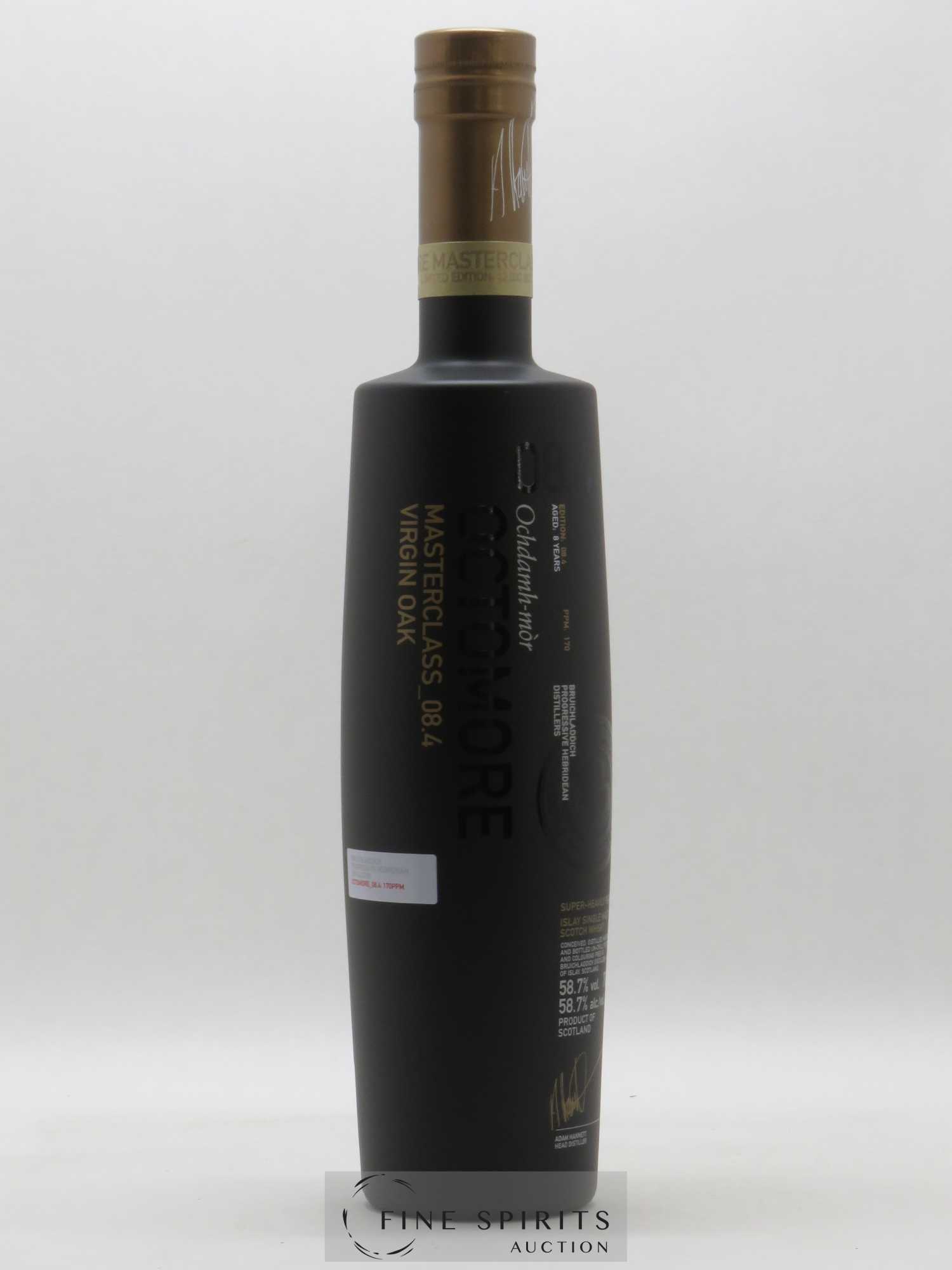 Octomore 8 years Of. Masterclass Edition 08.4 Virgin Oak - Lot of 1 bottle - 1
