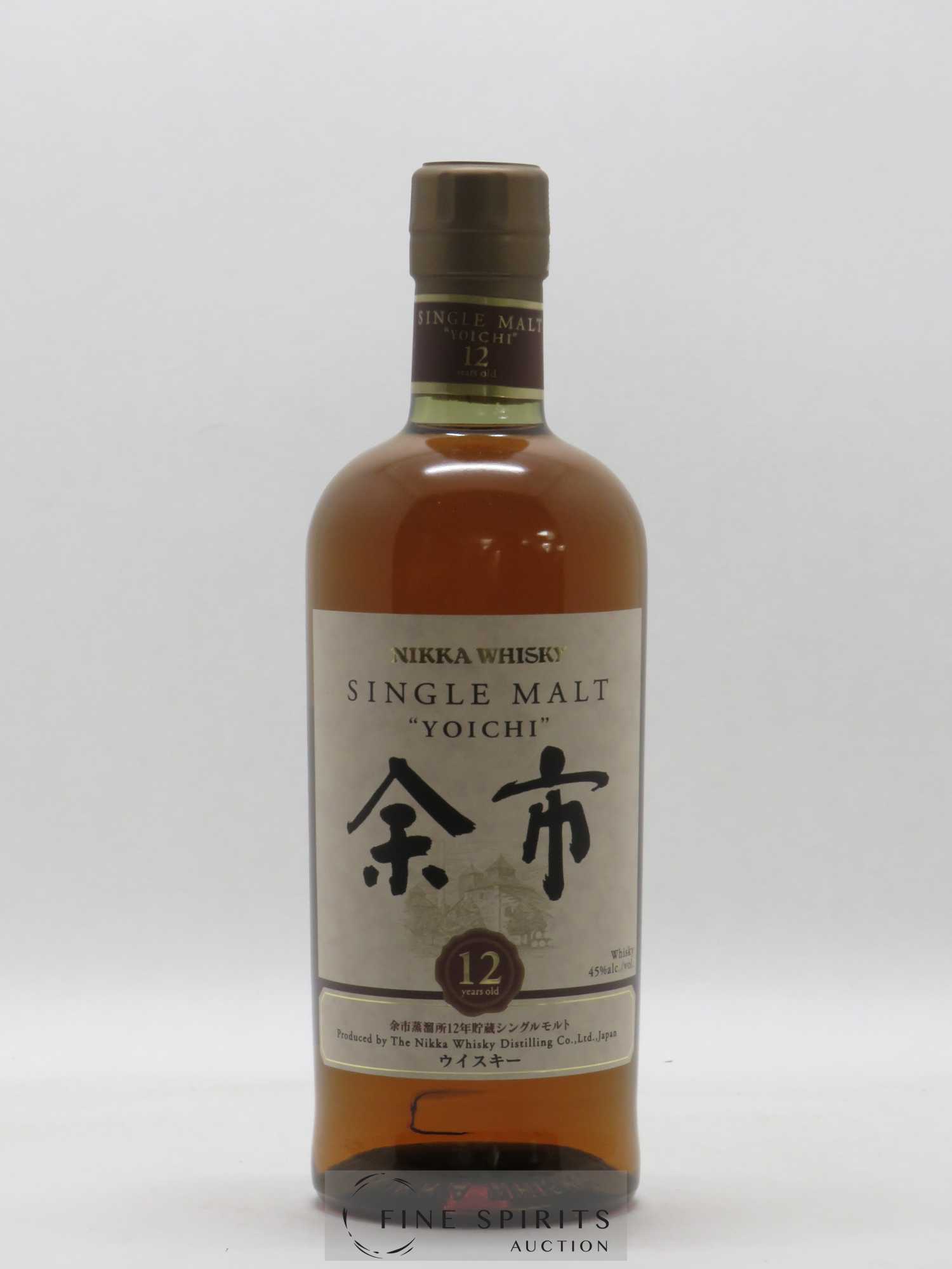 Yoichi 12 years Of. Nikka Whisky - Lot de 1 bouteille - 1