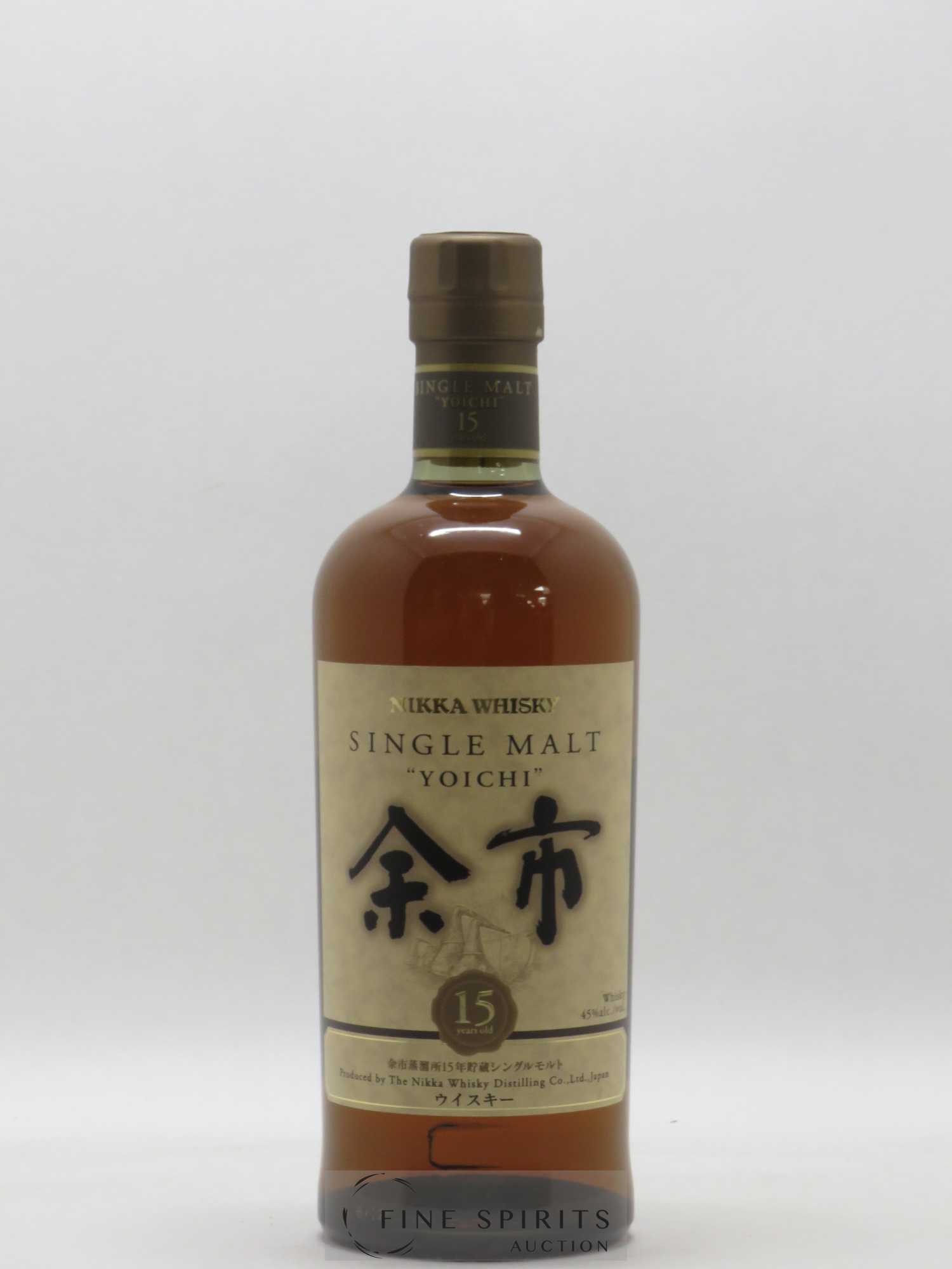 Yoichi 15 years Of. Nikka Whisky - Lot de 1 bouteille - 1
