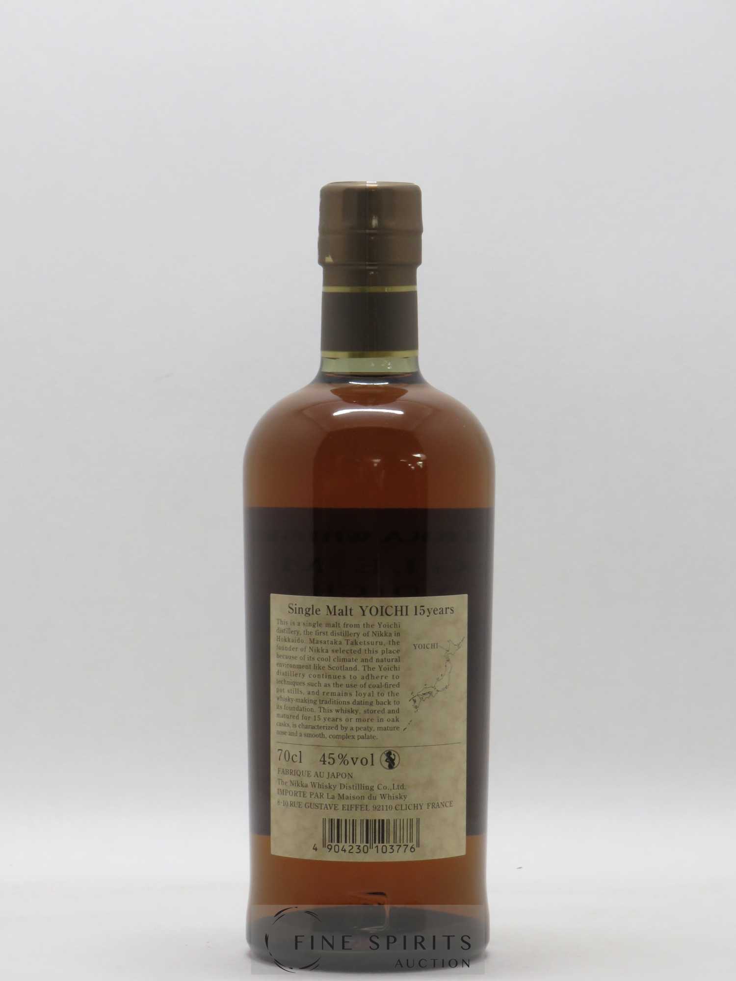 Yoichi 15 years Of. Nikka Whisky - Lot de 1 bouteille - 2