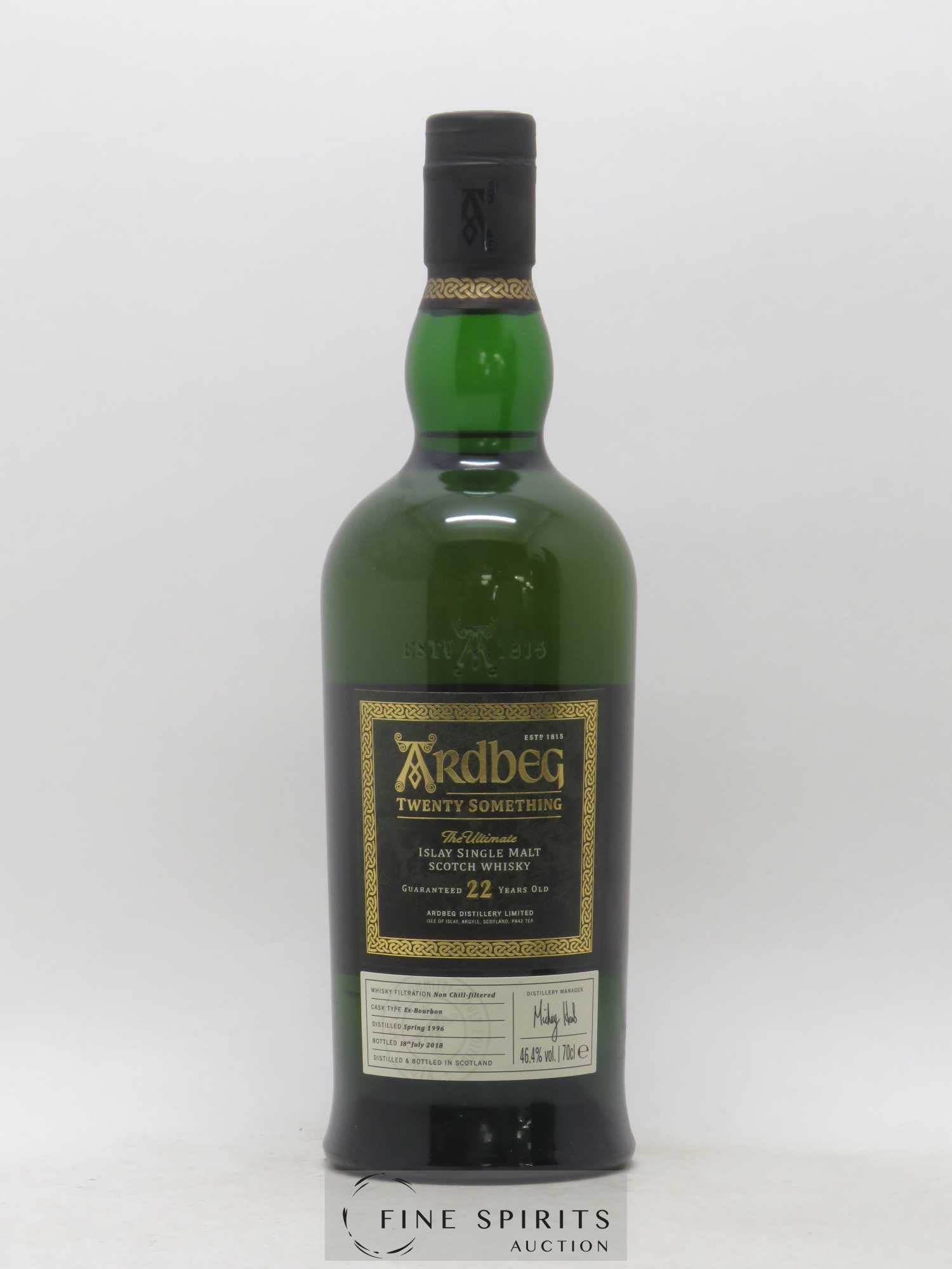 Ardbeg 22 years 1996 Of. Twenty Something Ex-Bourbon Cask - bottled 2018 Special Comittee Only Edition The Ultimate - Lot of 1 bottle - 1