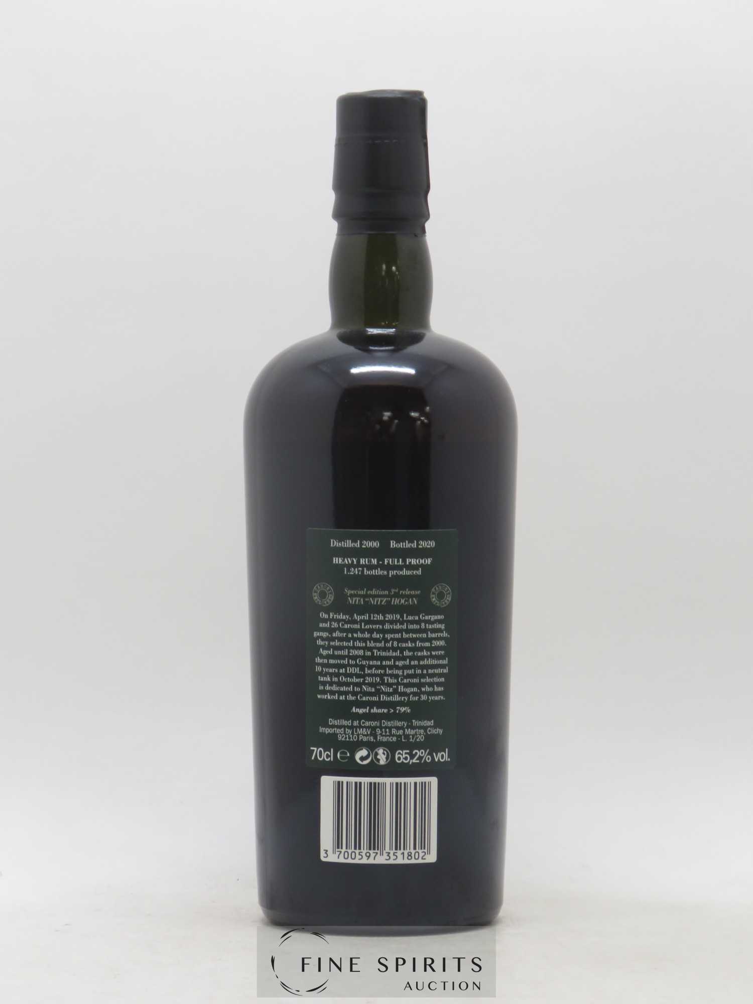 Caroni 2000 Velier Special Edition Nita -Nitz- Hogan 3rd Release - One of 1247 - bottled 2020 Full Proof - Lot de 1 bouteille - 2