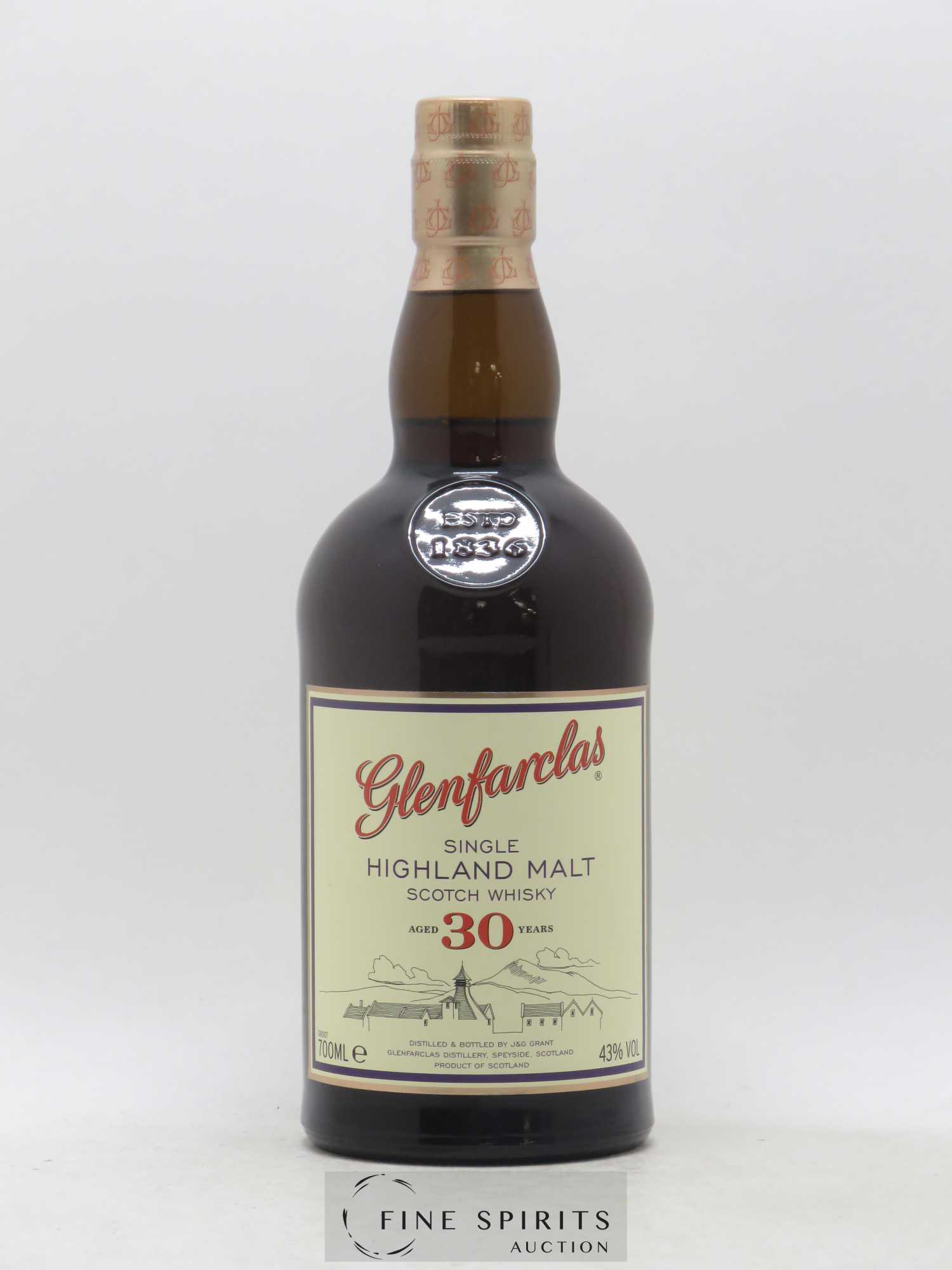 Glenfarclas 30 years Of. - Lot de 1 bouteille - 1