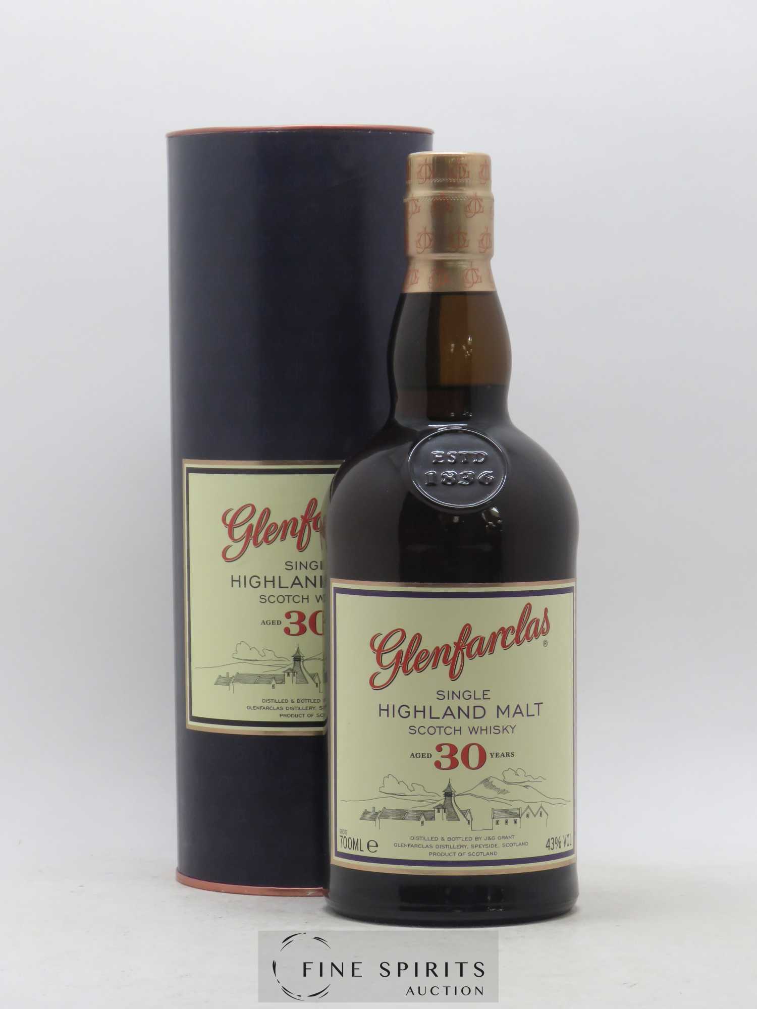 Glenfarclas 30 years Of. - Lot de 1 bouteille - 4