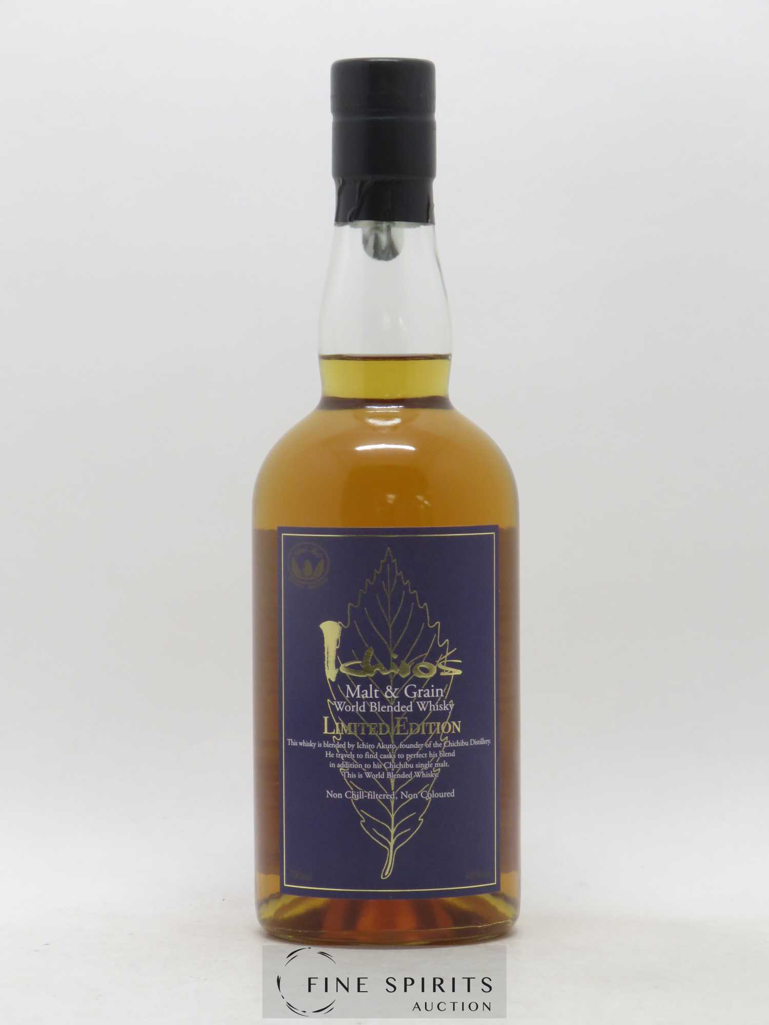 Ichiro's Malt Of. Malt & Grain - World Blended Whisky Non-Chill filtered LMDW Limited Edition - Lot de 1 bouteille - 1