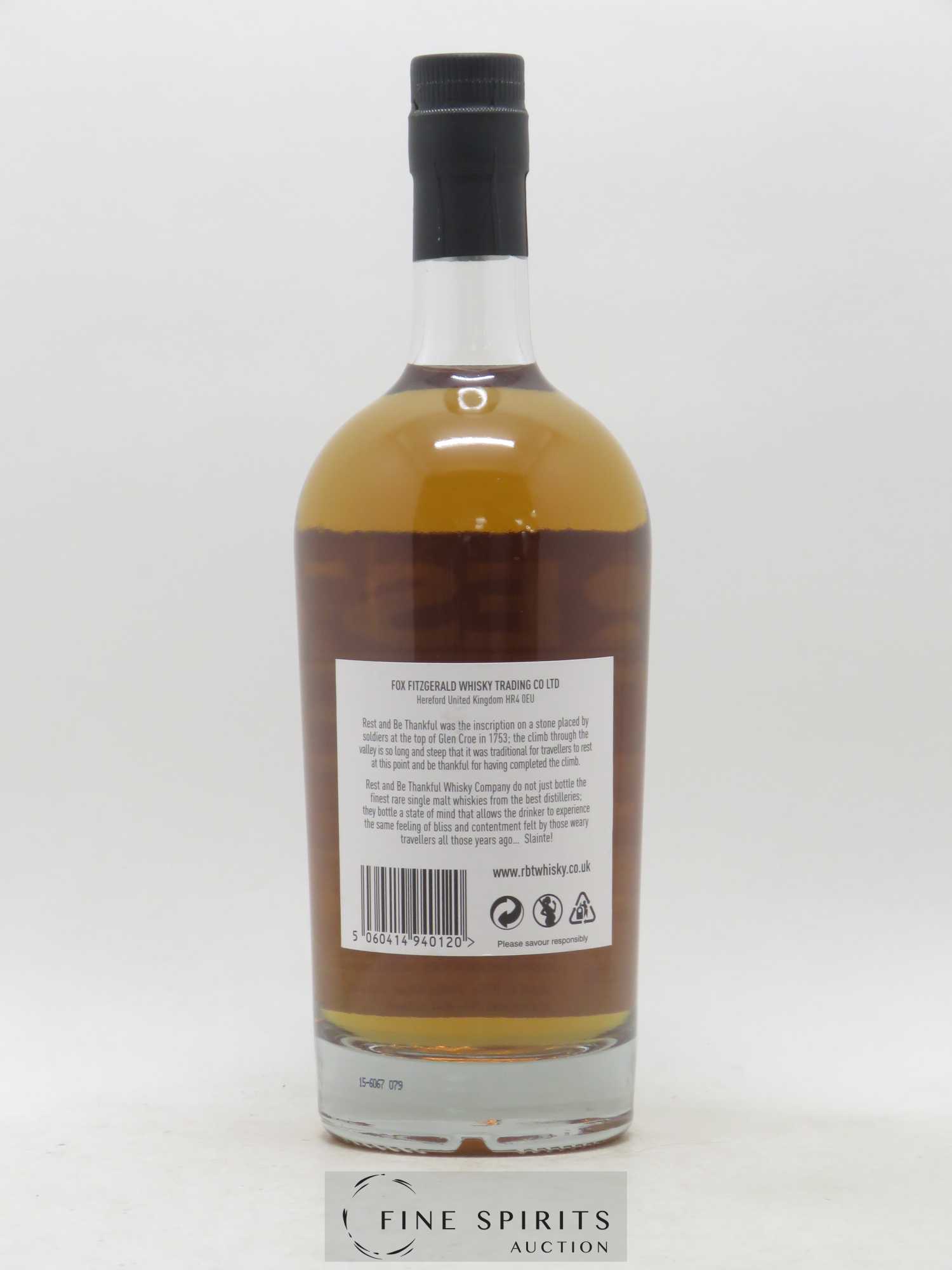 Octomore 7 years 2008 Rest & Be Thankful French Oak Cask n°B2008000911 - One of 307 - bottled 2015 Limited Edition - Lot de 1 bouteille - 2