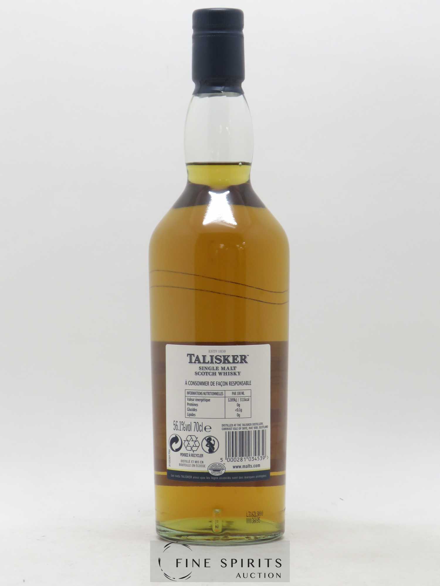Talisker 27 years 1985 Of. Natural Cask Strength - One of 3000 Maritime Edition - Lot de 1 bouteille - 2