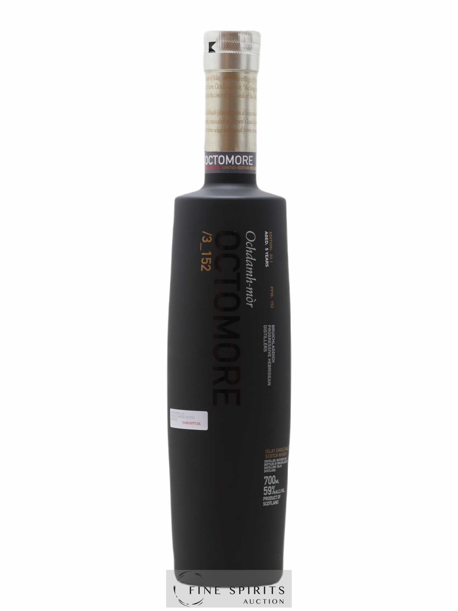Octomore 5 years Of. Edition 03.1 One of 18000 - Lot de 1 bouteille - 1