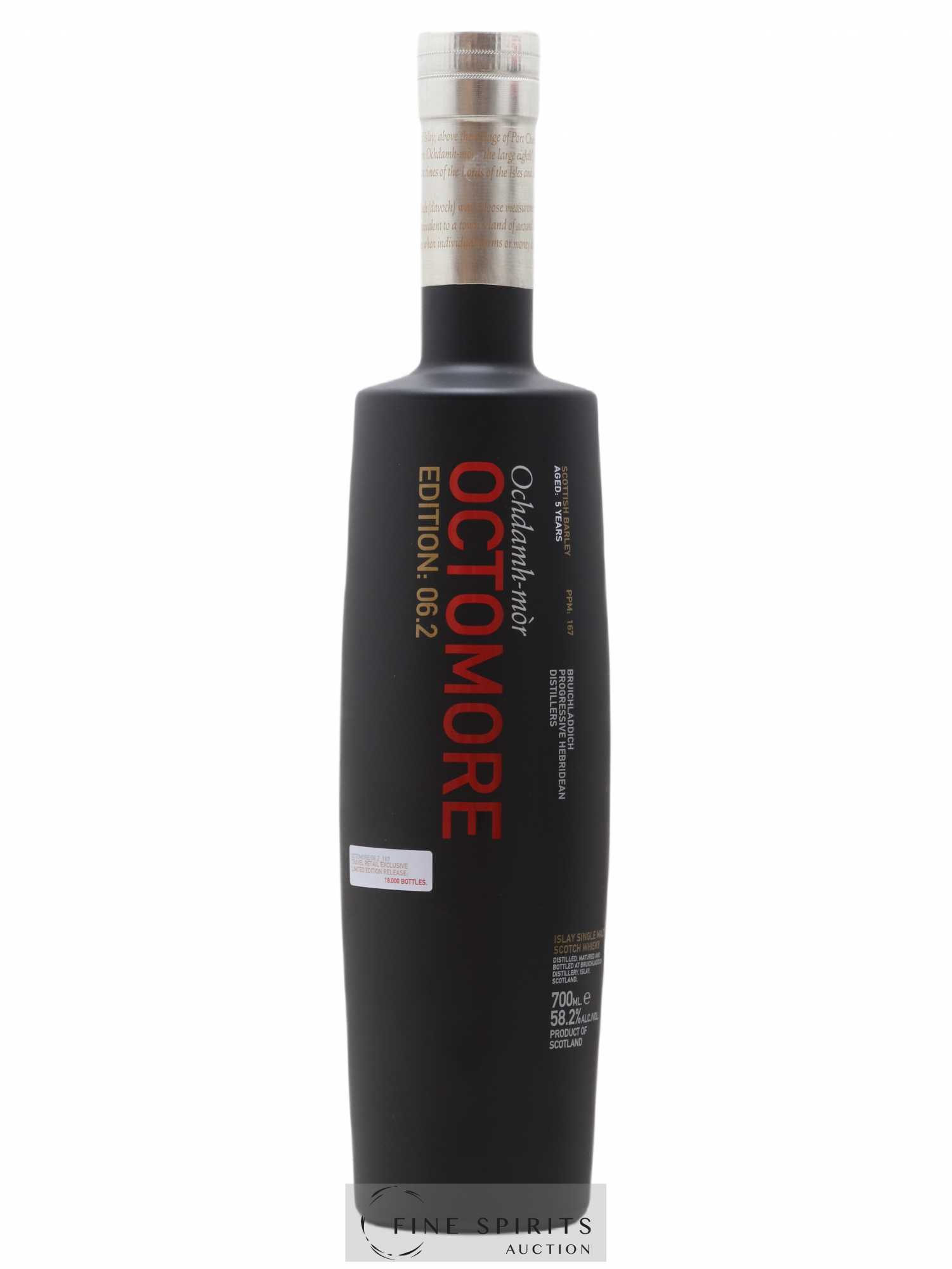 Octomore 5 years Of. Edition 06.2 Scottish Barley - One of 18000 Limited Edition - Posten von 1 Flasche - 1