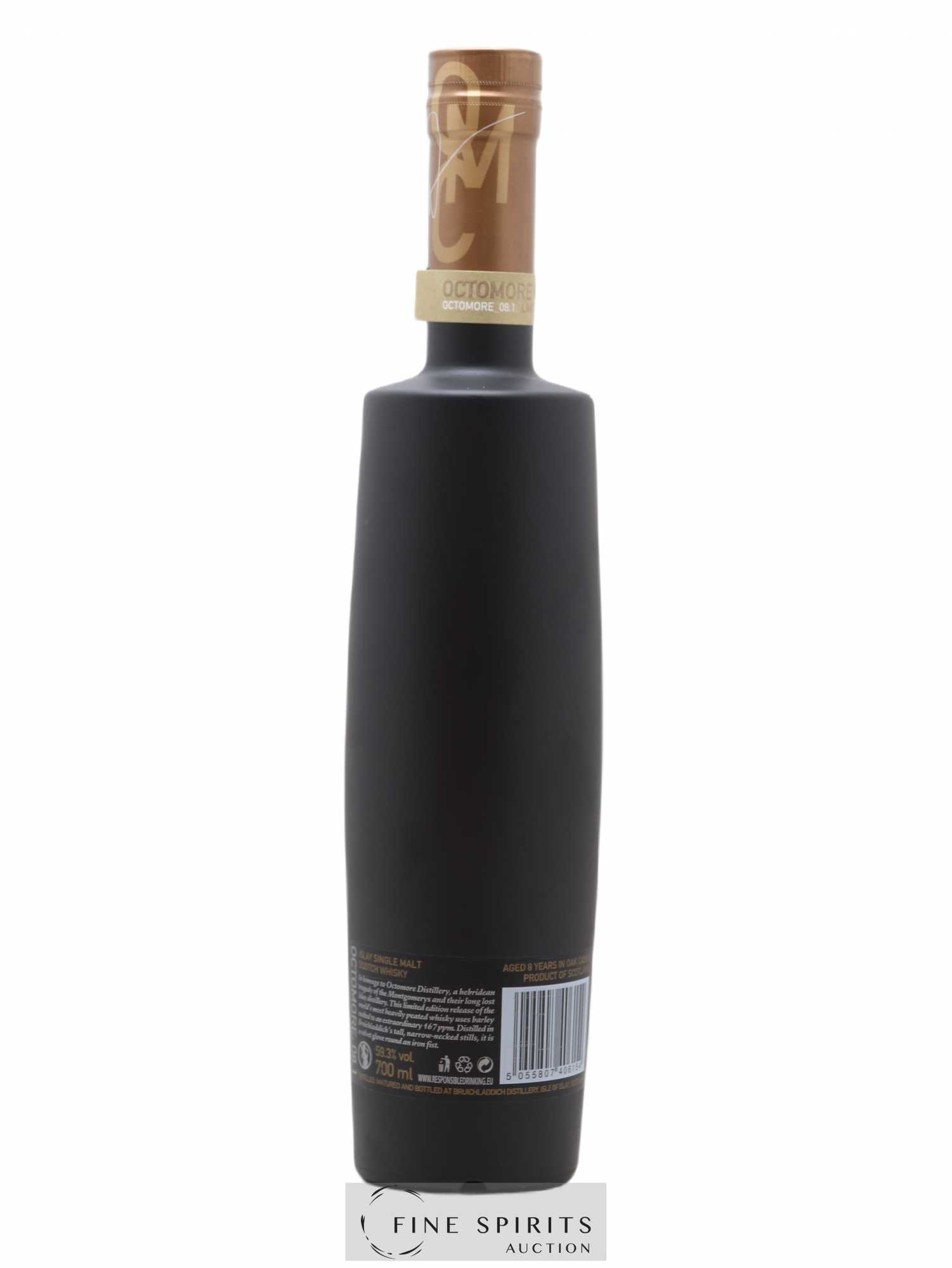 Octomore 8 years Of. Masterclass Edition 08.1 Super-Heavily Peated - One of 42000 Limited Edition - Lot de 1 bouteille - 2
