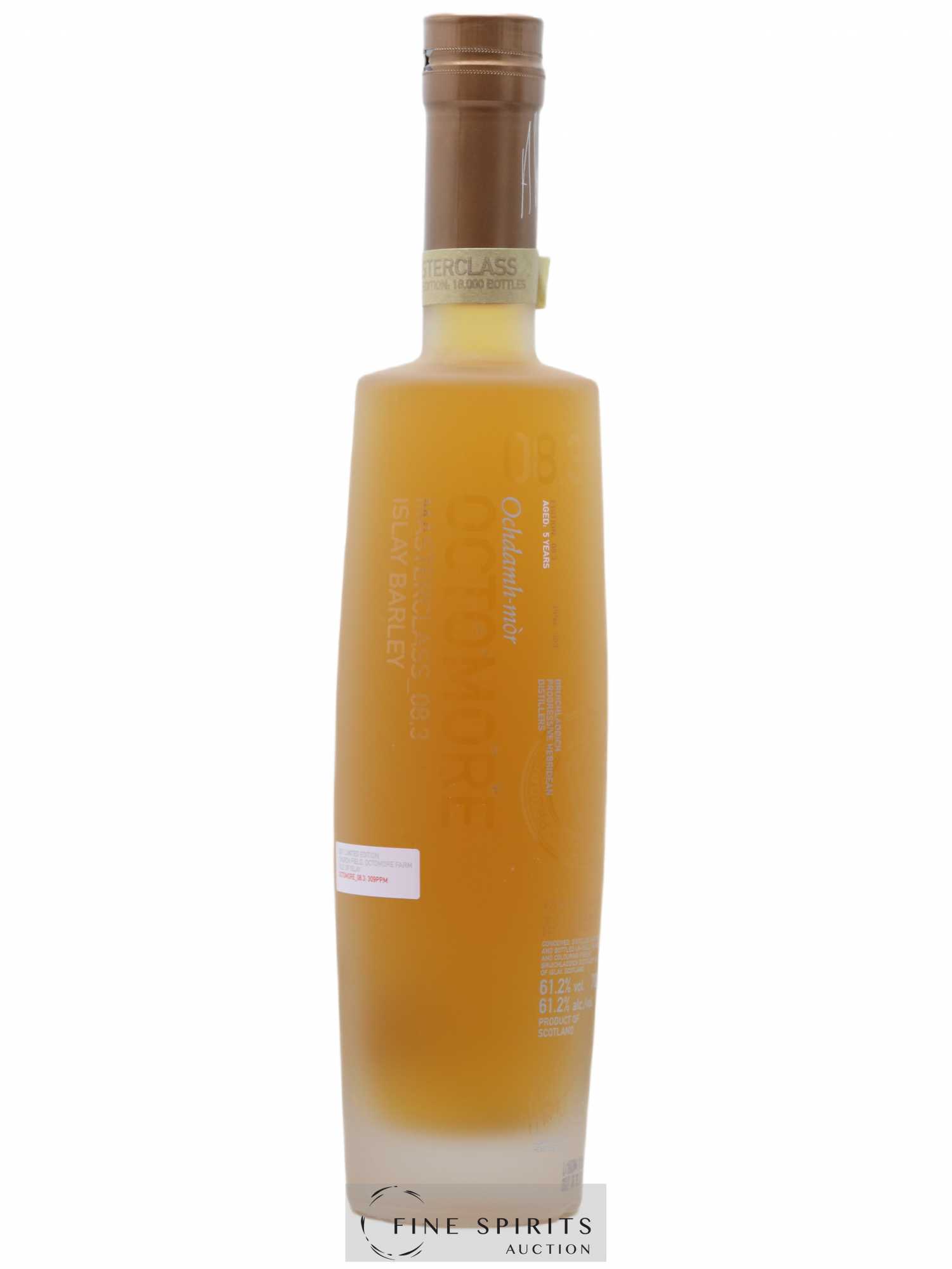 Octomore 5 years Of. Masterclass Edition 08.3 Islay Barley 2011 Limited Edition - Lot de 1 bouteille - 1