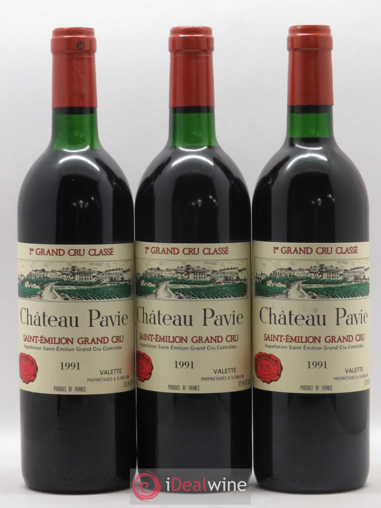 Château Pavie 1er Grand Cru Classé A 1991 - Lot de 12 bouteilles - 3