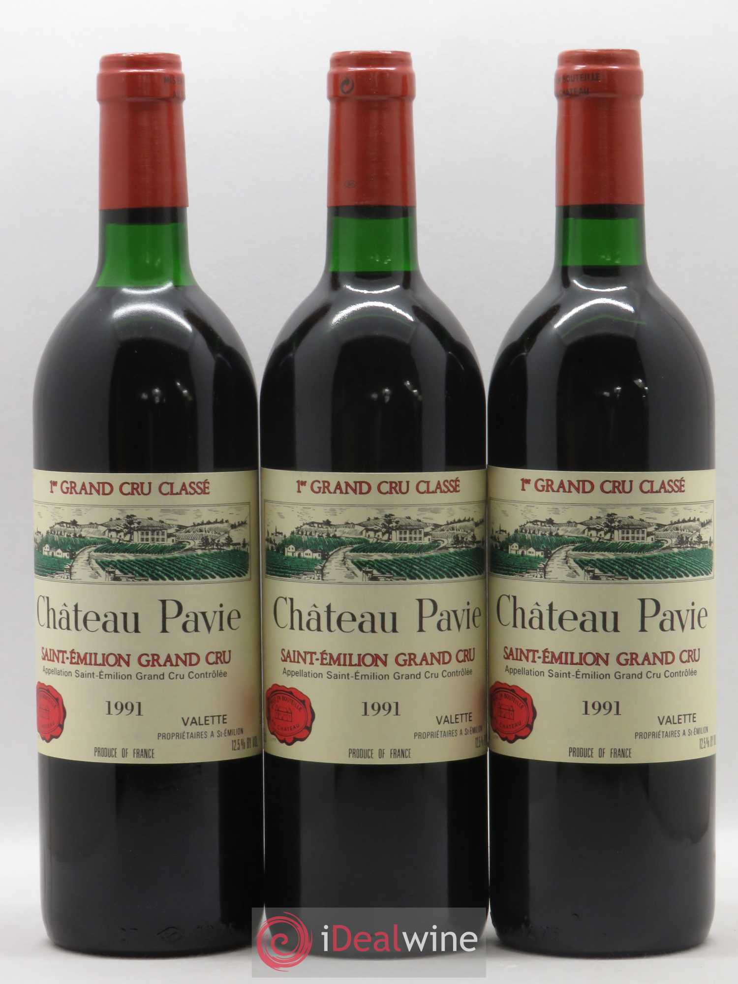Château Pavie 1er Grand Cru Classé A 1991 - Lot de 12 bouteilles - 4