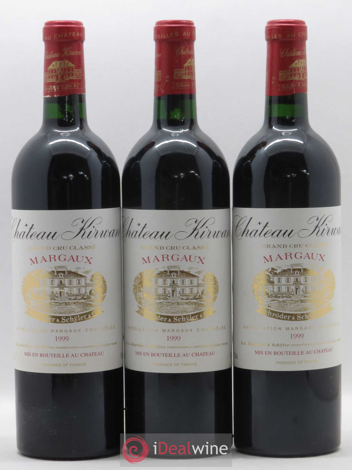 Château Kirwan 3ème Grand Cru Classé 1999 - Lot de 12 bouteilles - 1