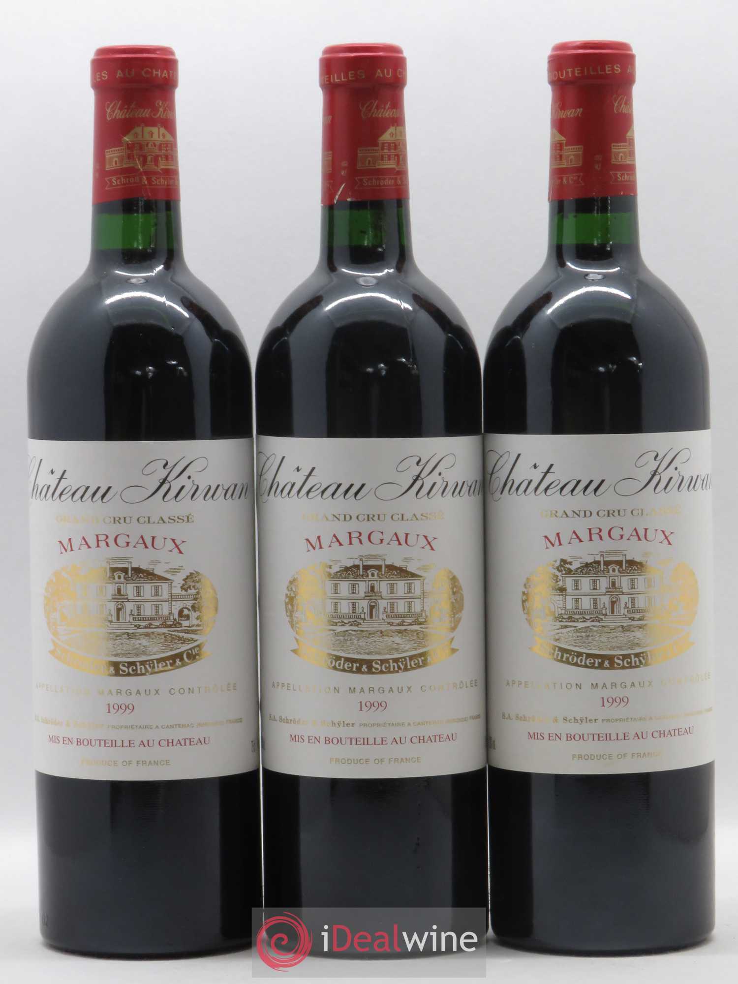 Château Kirwan 3ème Grand Cru Classé 1999 - Lot de 12 bouteilles - 2