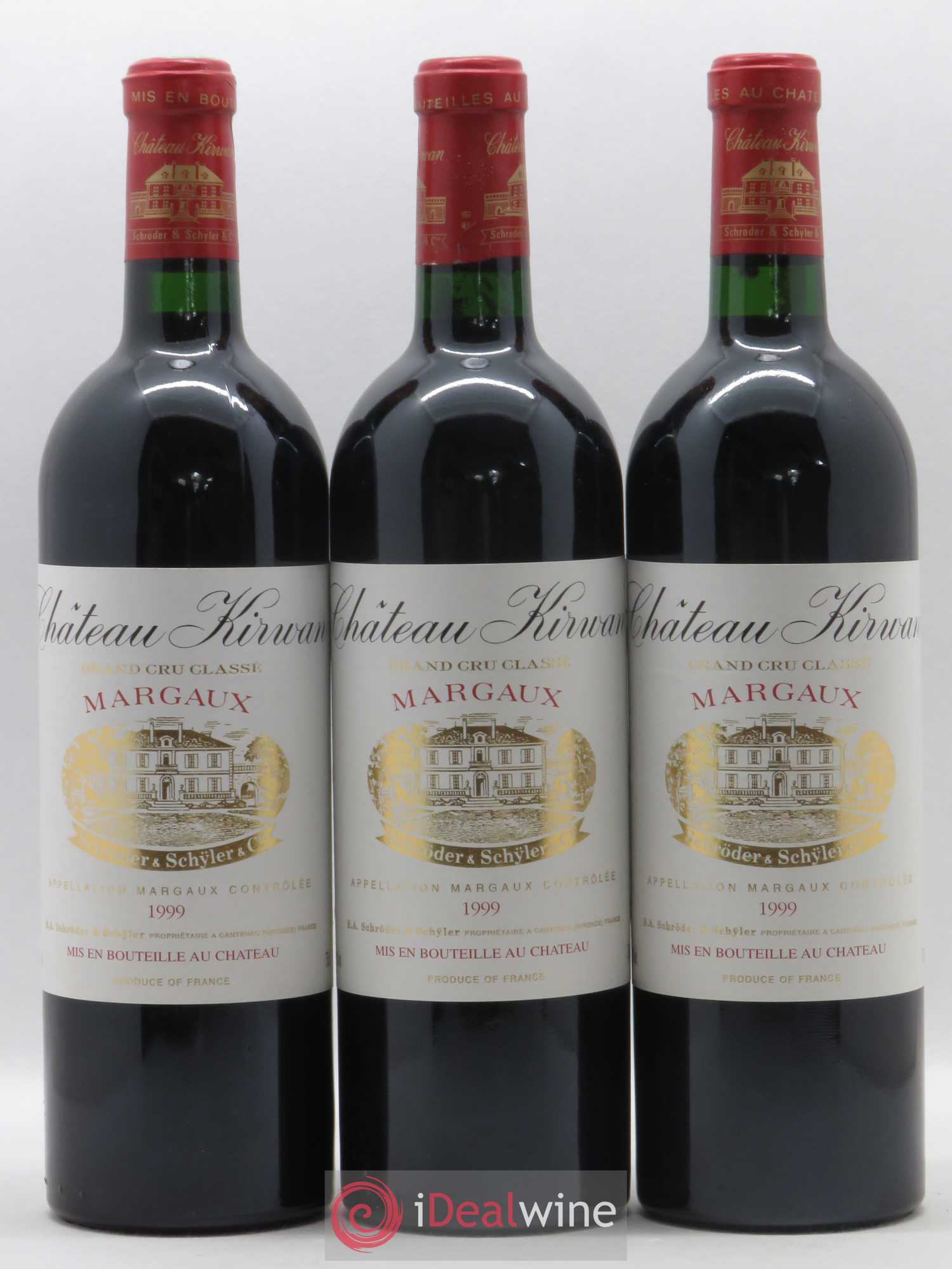 Château Kirwan 3ème Grand Cru Classé 1999 - Lot de 12 bouteilles - 3