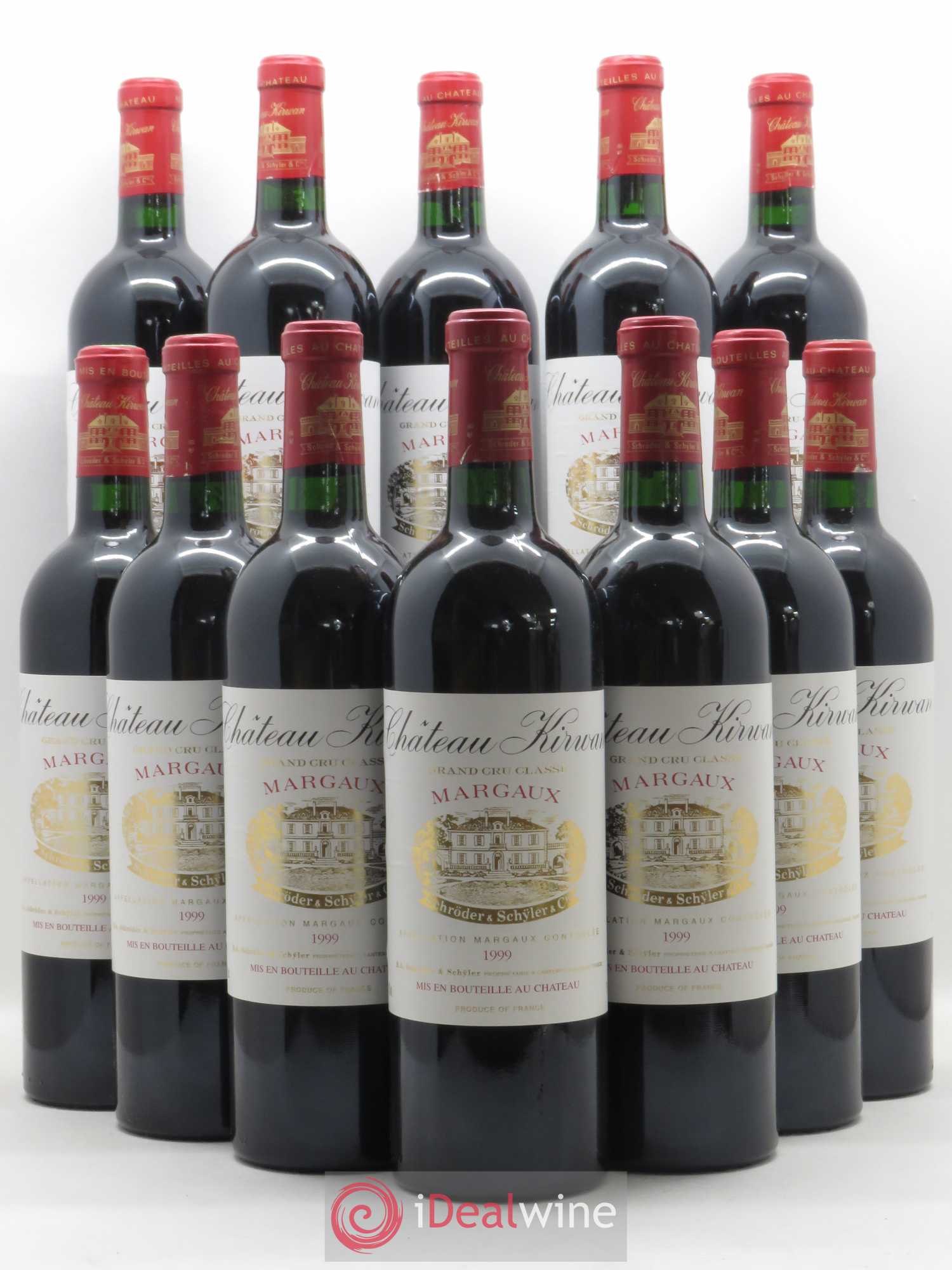 Château Kirwan 3ème Grand Cru Classé 1999 - Lot de 12 bouteilles - 0