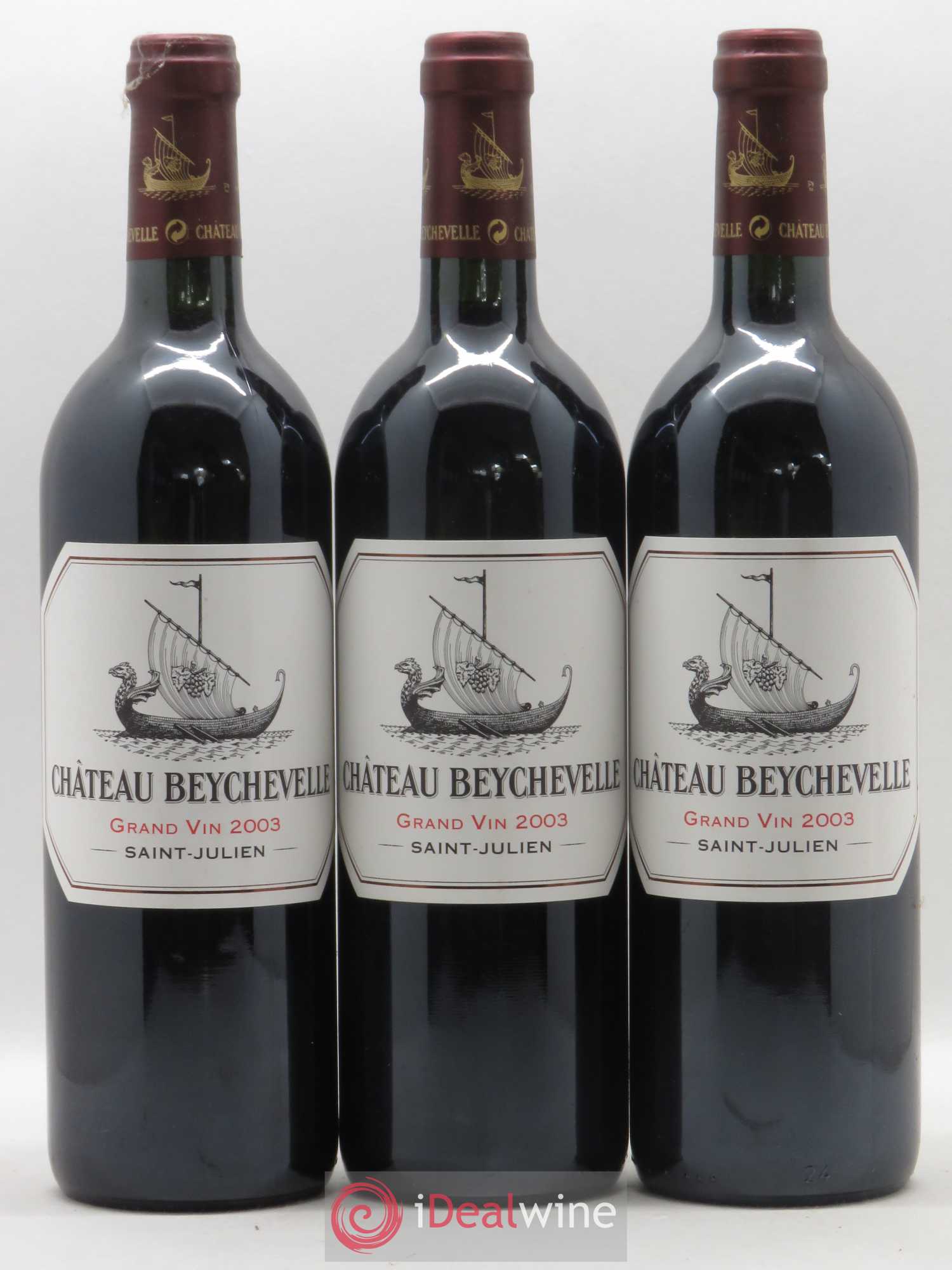 Château Beychevelle 4ème Grand Cru Classé 2003 - Lot de 12 bouteilles - 1