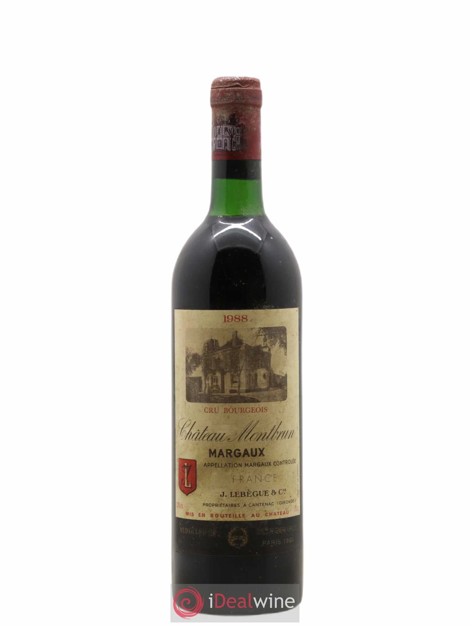 Château Montbrun Cru Bourgeois 1988 - Lot de 1 bouteille - 0