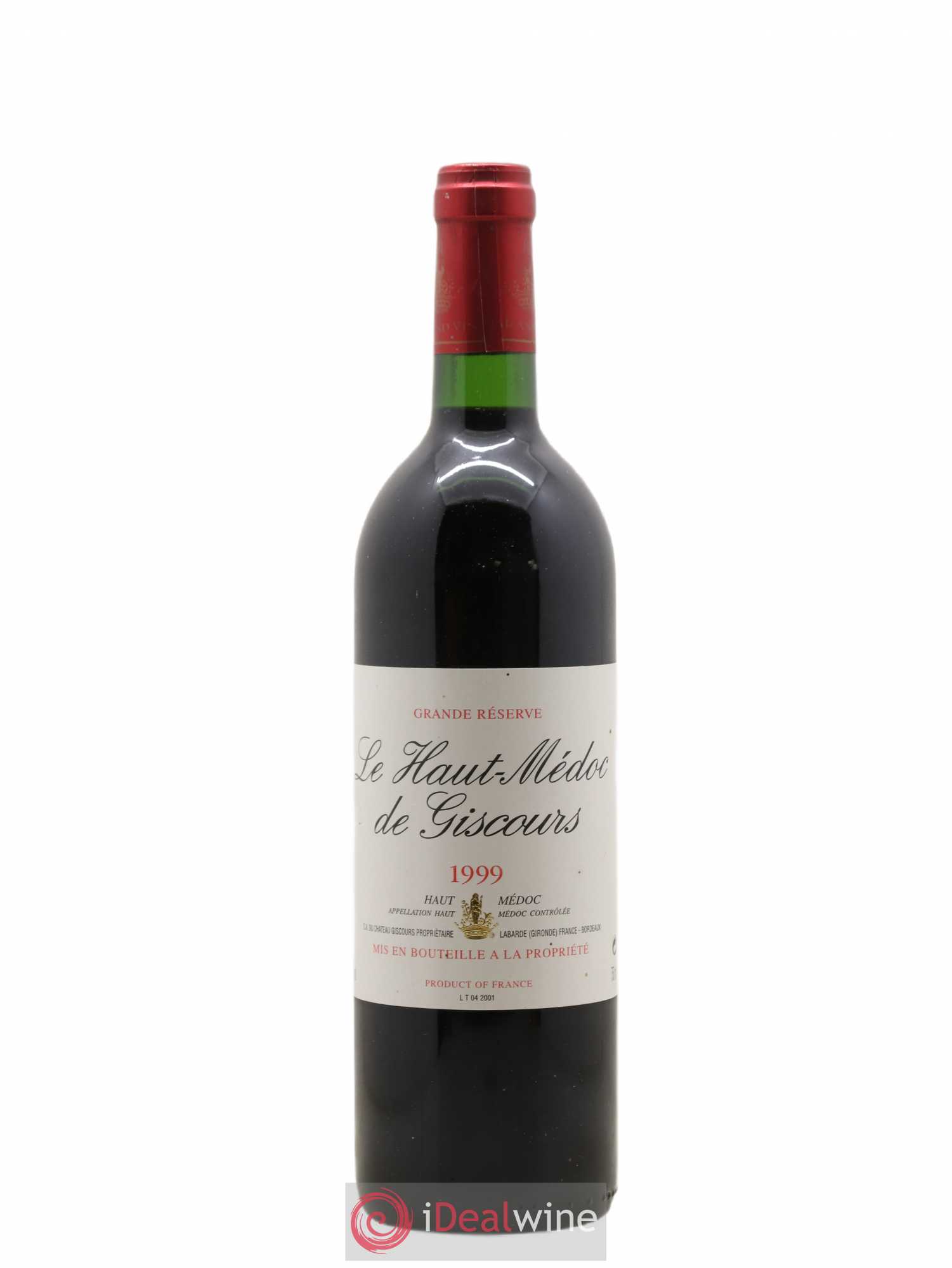 Haut-Médoc de Giscours 1999 - Lot de 1 bouteille - 0