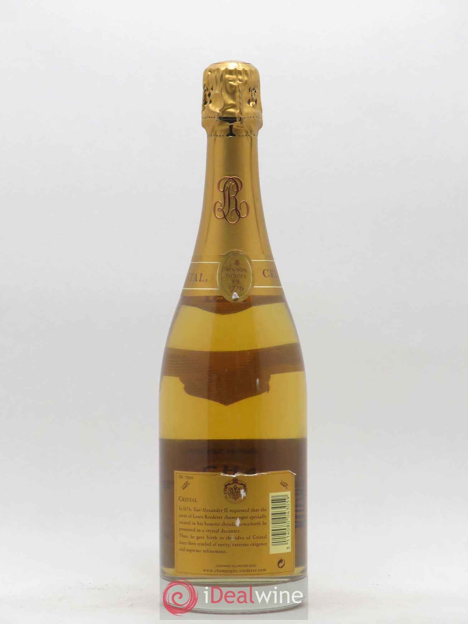 Cristal Louis Roederer 2000 - Lot de 1 bouteille - 1