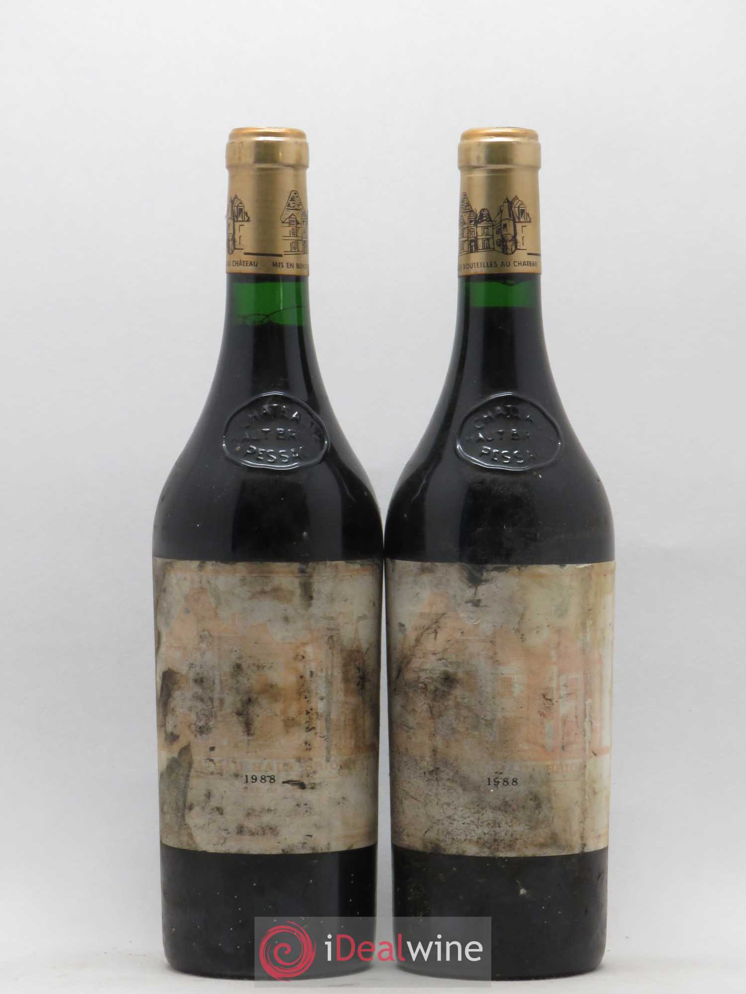 Château Haut Brion 1er Grand Cru Classé 1988 - Lot de 2 bouteilles - 0
