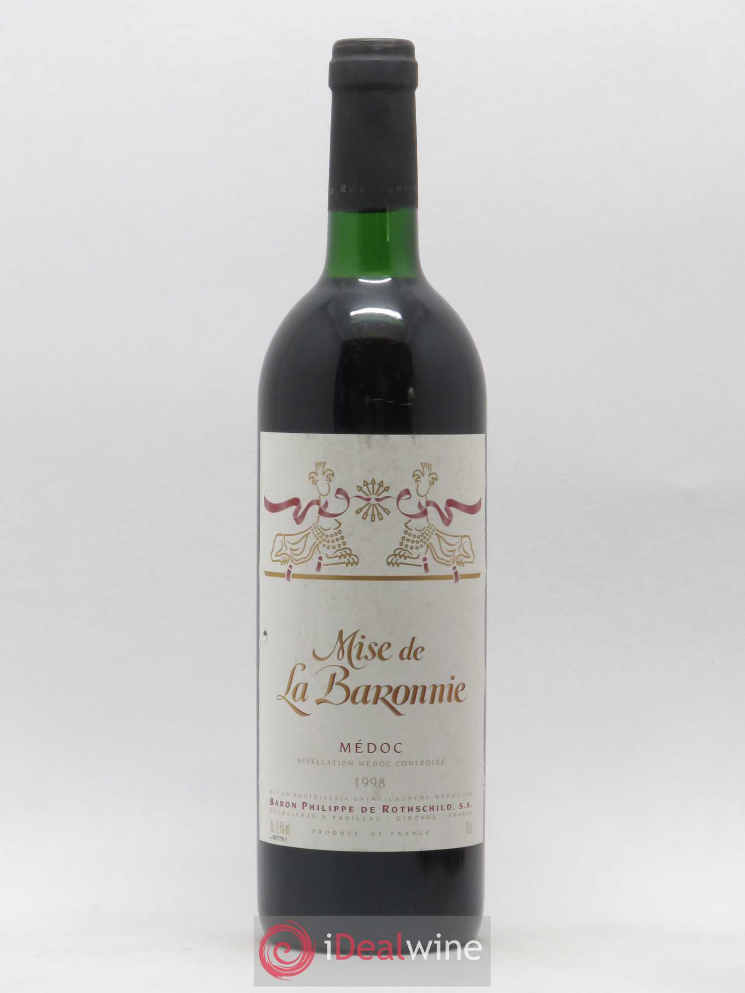 Médoc Mise de la baronnie (sans prix de réserve) 1998 - Posten von 1 Flasche - 0