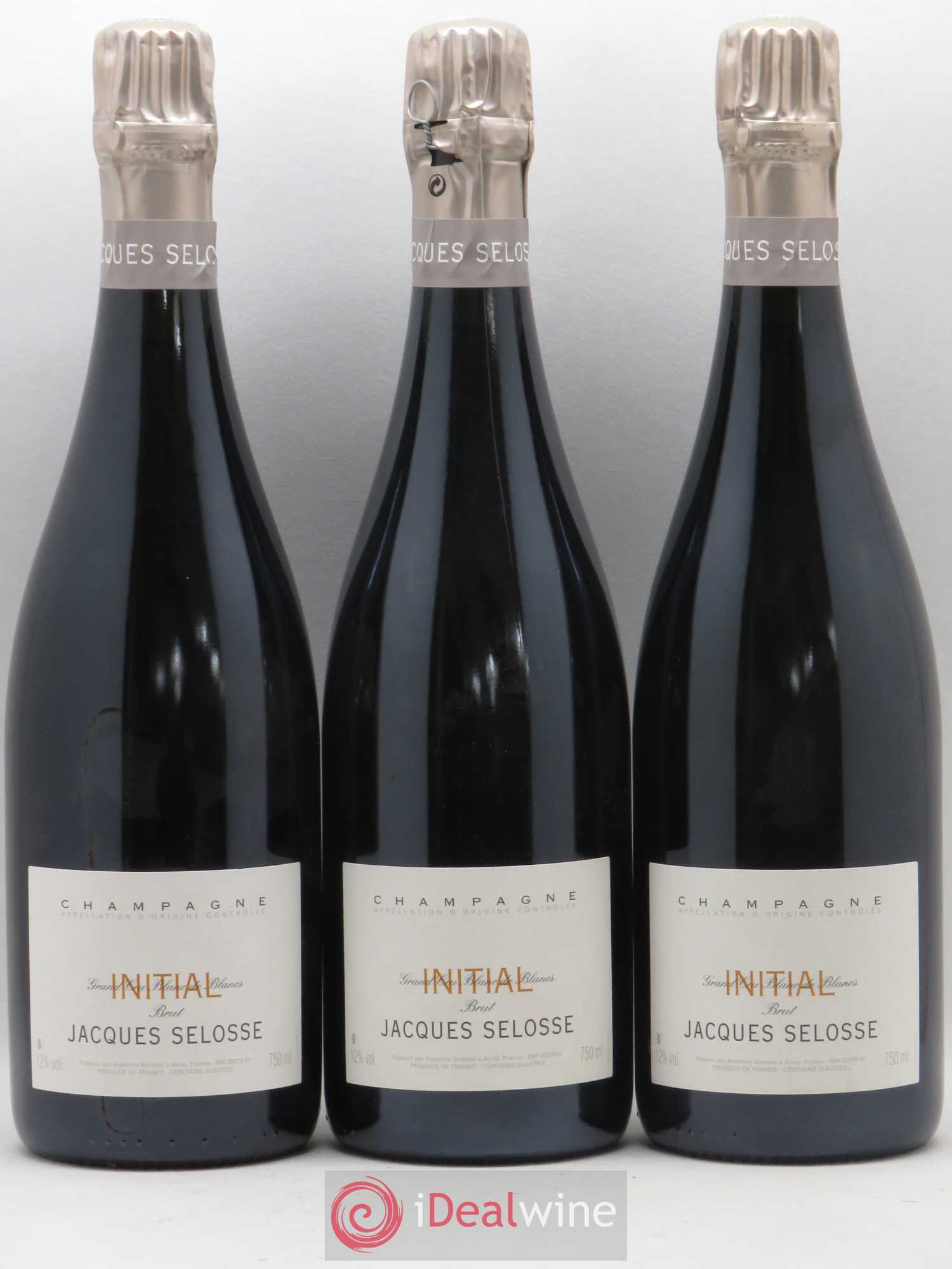 Initial Brut Jacques Selosse - Lot de 3 bouteilles - 0