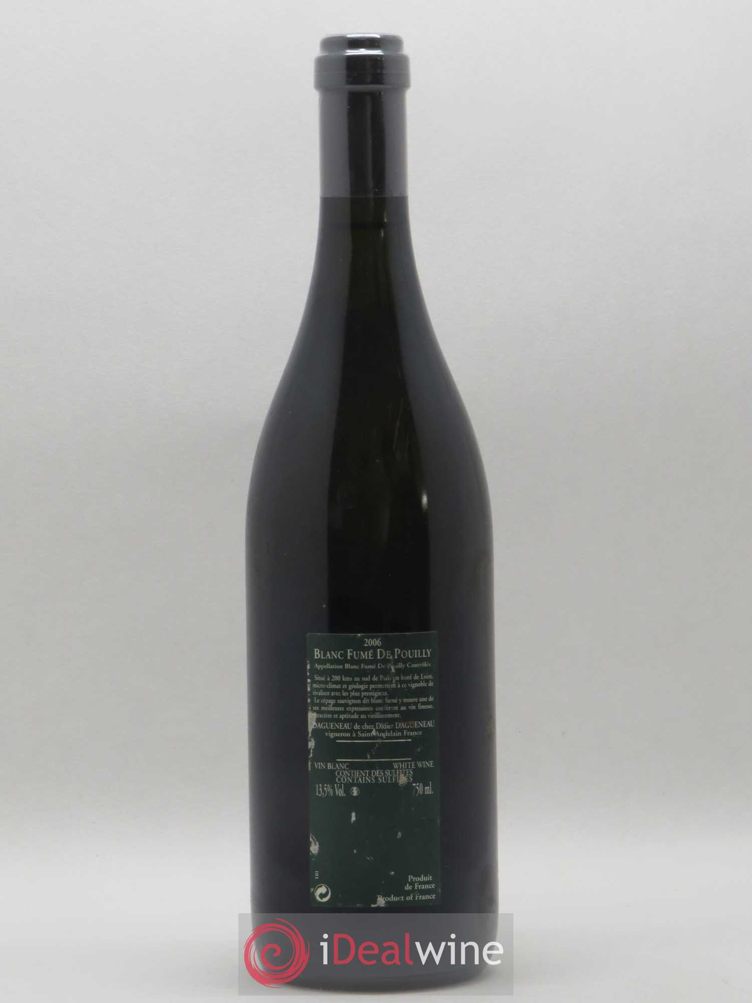 Vin de France (anciennement Pouilly-Fumé) Silex Dagueneau (Domaine Didier - Louis-Benjamin) 2006 - Lot de 1 bouteille - 1