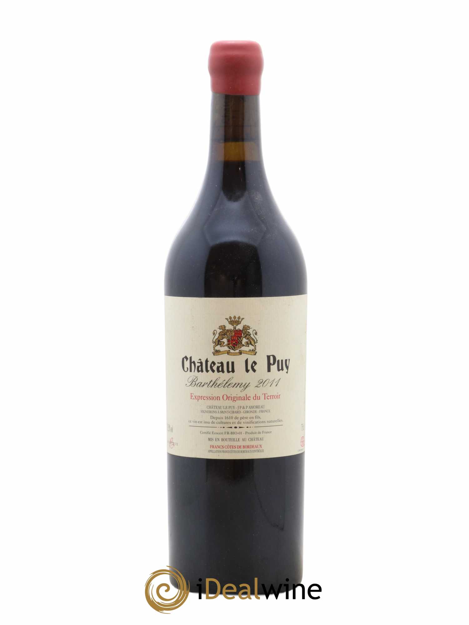 Le Puy - Cuvée Barthélemy 2011 - Lot de 1 bouteille - 0