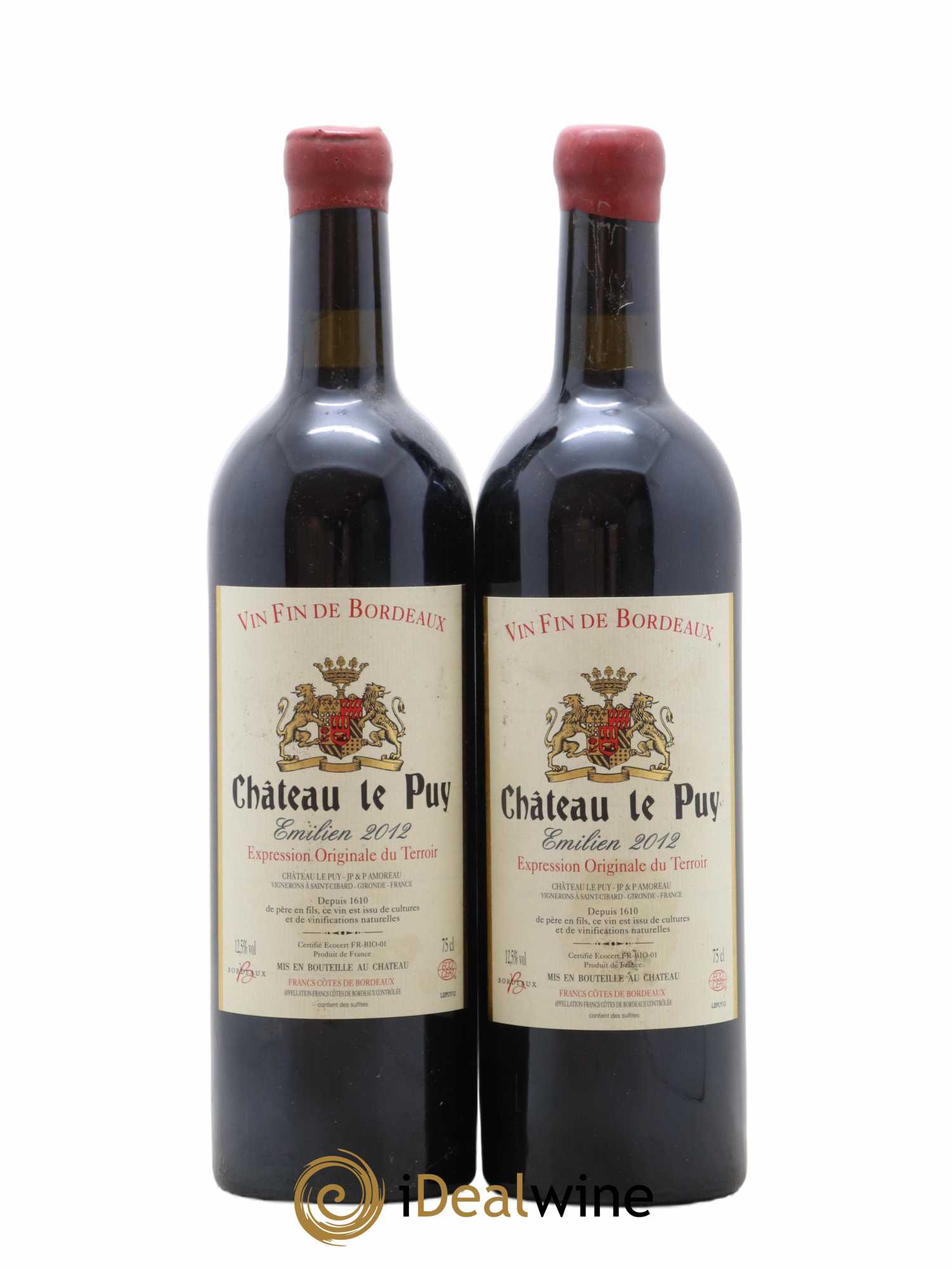Le Puy - Cuvée Emilien 2012 - Lot de 2 bouteilles - 0