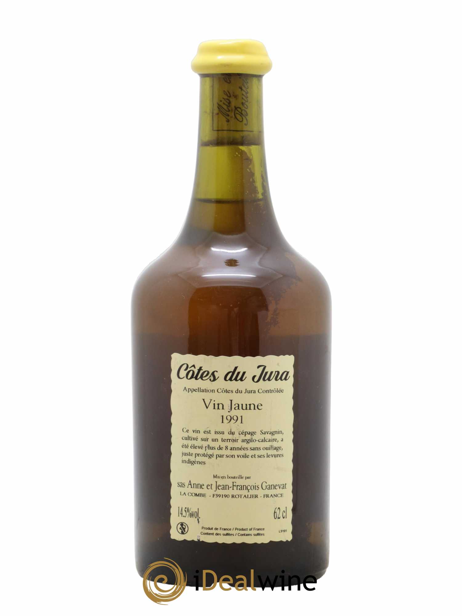 Côtes du Jura Vin Jaune Anne et Jean François Ganevat 1991 - Lot de 1 bouteille - 1