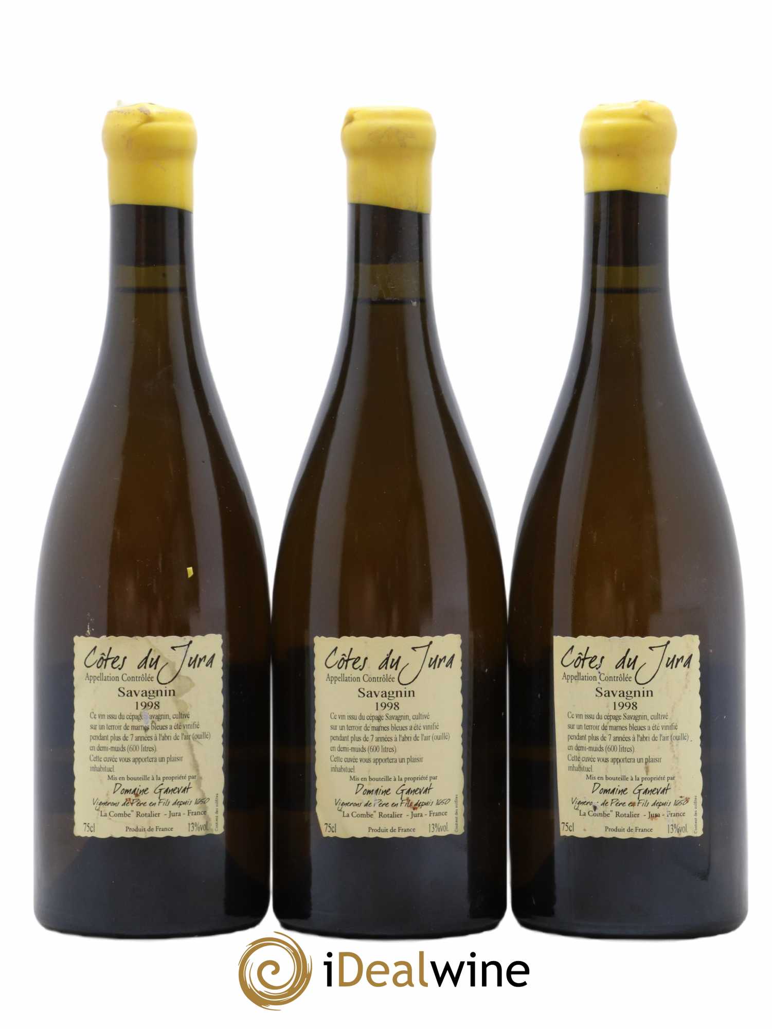 Côtes du Jura Les Vignes de mon Père Jean-François Ganevat (Domaine) 1998 - Lot de 3 bouteilles - 1