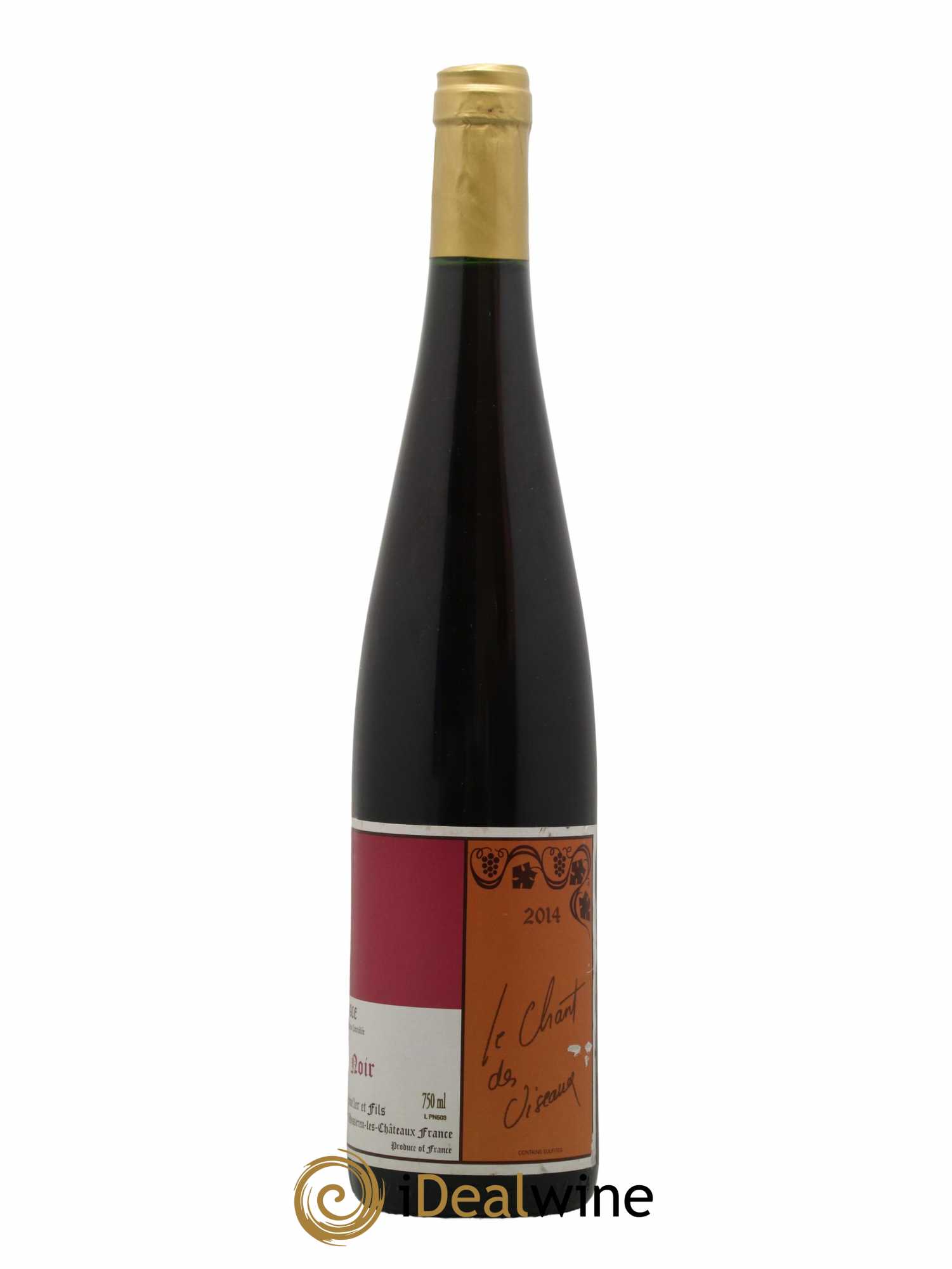 Alsace Pinot noir Le Chant des Oiseaux Gérard Schueller (Domaine) 2014 - Lot de 1 bouteille - 1