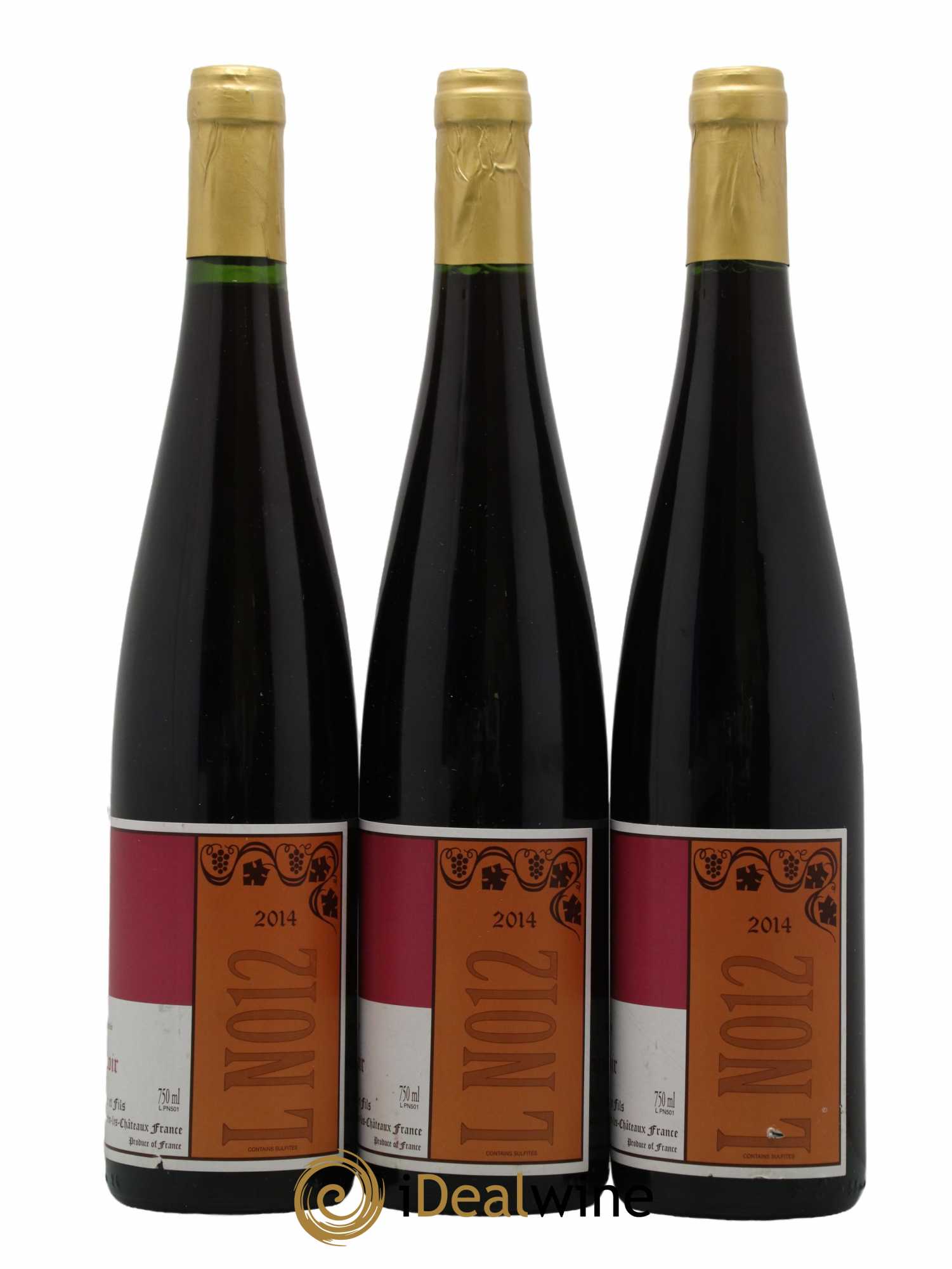 Alsace Pinot Noir LN012 Gérard Schueller (Domaine) 2014 - Lot de 3 bouteilles - 1