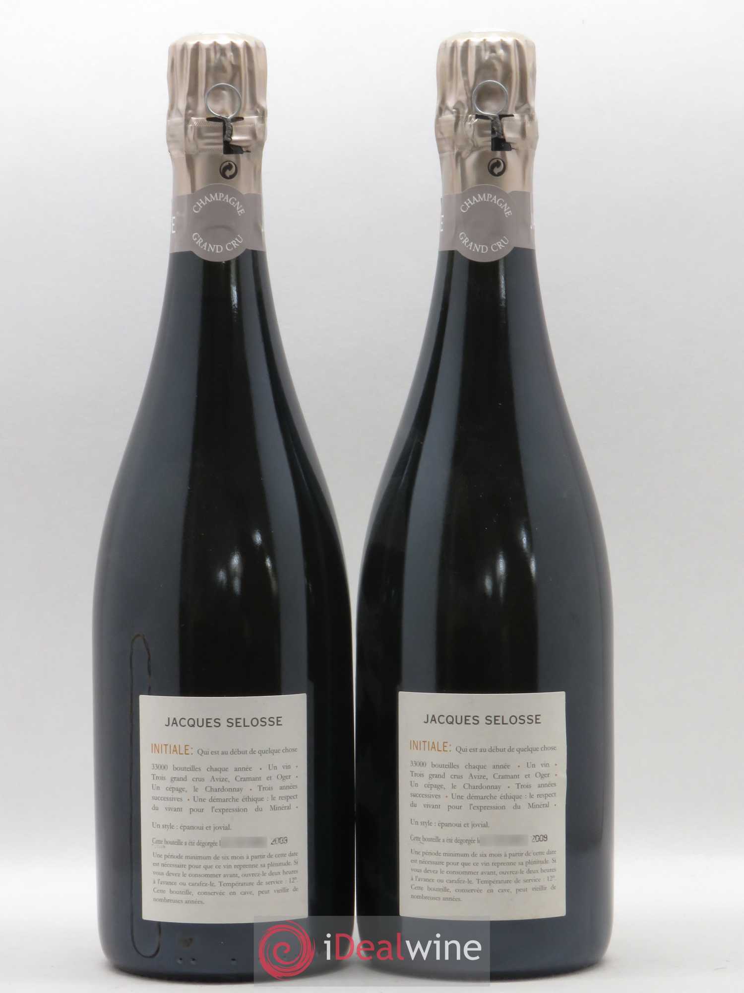 Initial Brut Jacques Selosse - Lot de 2 bouteilles - 1