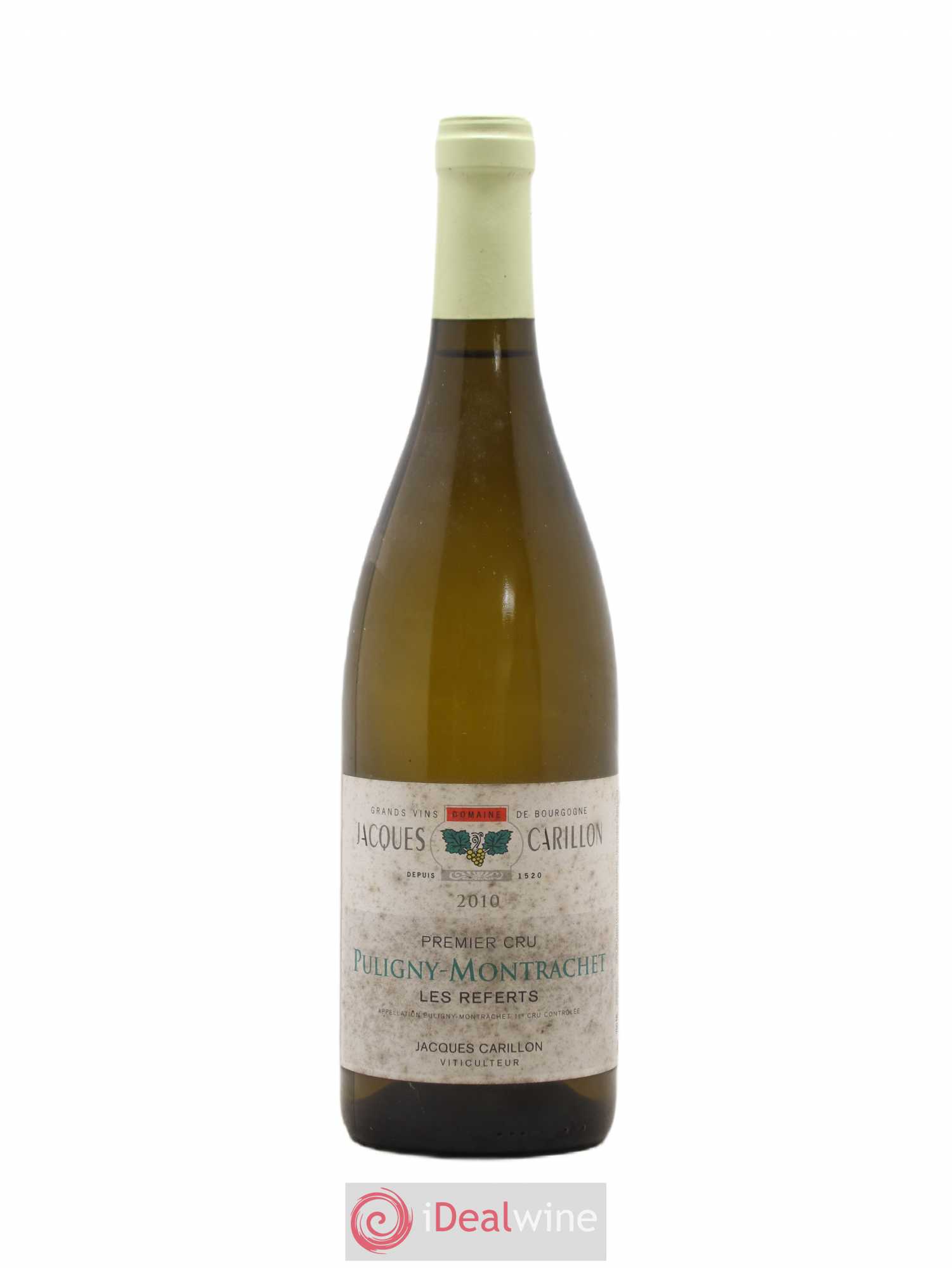 Puligny-Montrachet 1er Cru Les Referts Jacques Carillon (Domaine) 2010 - Lot de 1 bouteille - 0