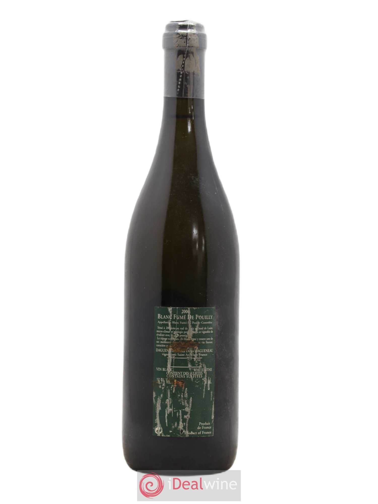 Vin de France (anciennement Pouilly-Fumé) Silex Dagueneau (Domaine Didier - Louis-Benjamin) 2000 - Lot de 1 bouteille - 1