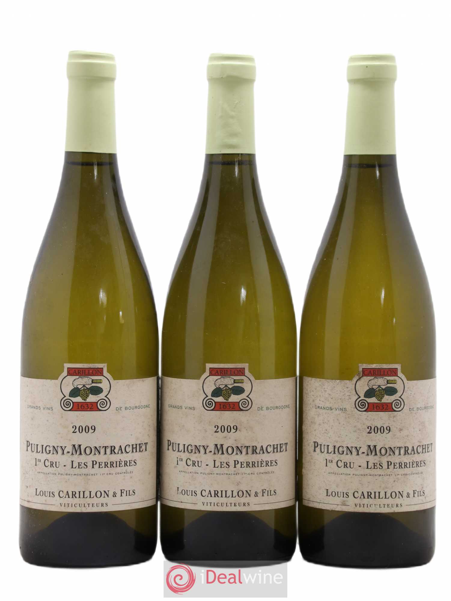 Puligny-Montrachet 1er Cru Les Perrières Louis Carillon & Fils 2009 - Lot de 3 bouteilles - 0