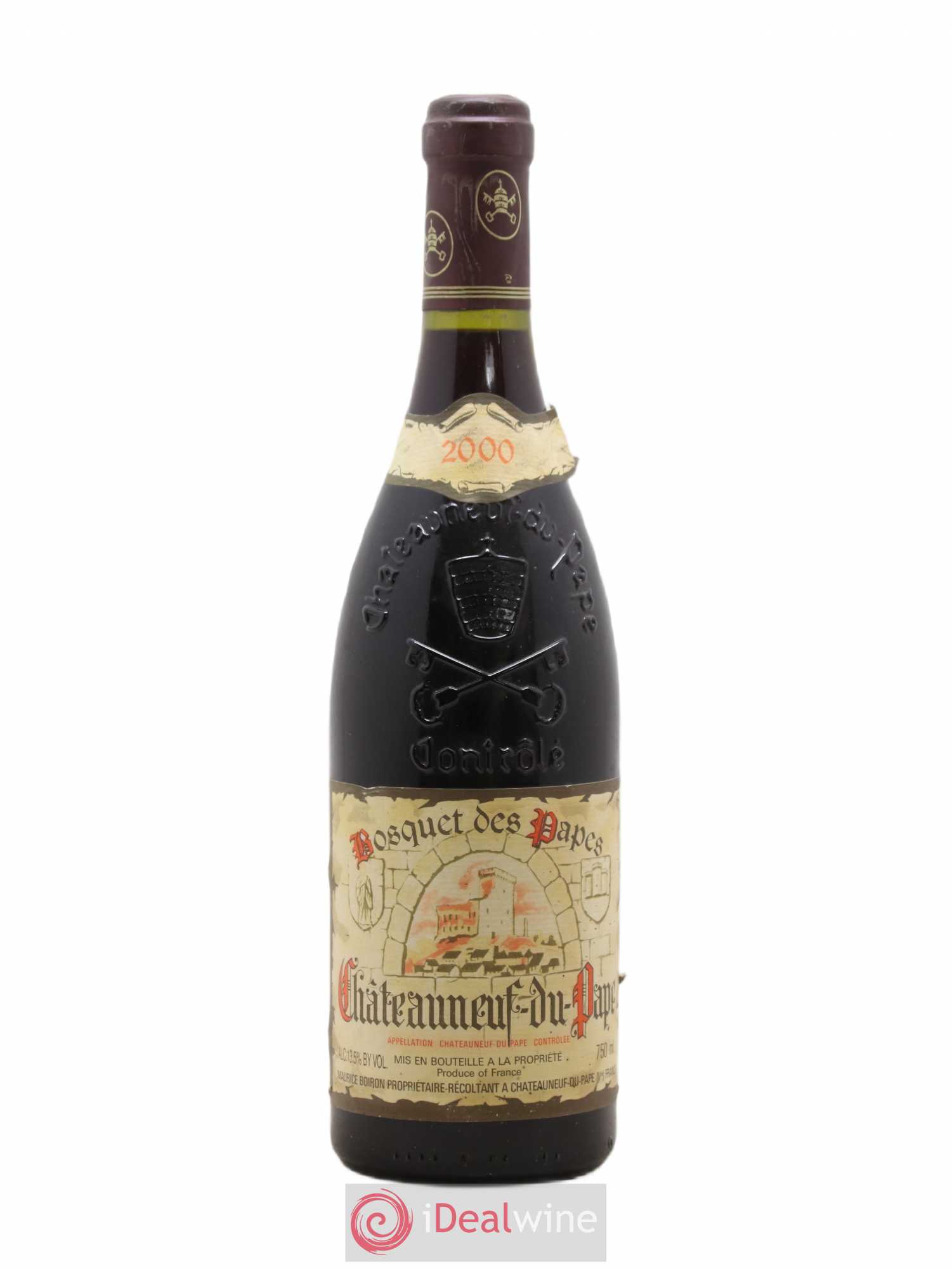 Châteauneuf-du-Pape Bosquet des Papes Famille Boiron 2000 - Lot de 1 bouteille - 0