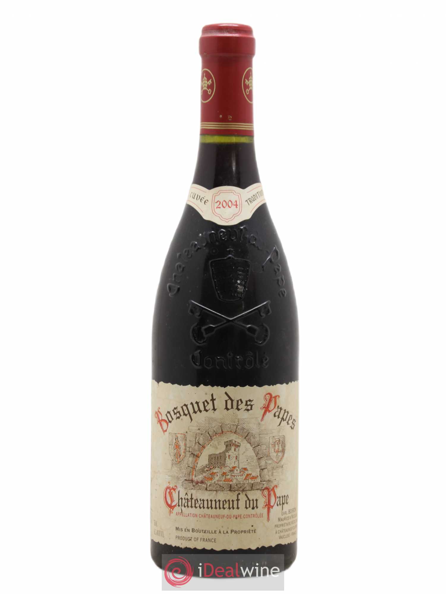 Châteauneuf-du-Pape Bosquet des Papes Famille Boiron 2004 - Lot de 1 bouteille - 0