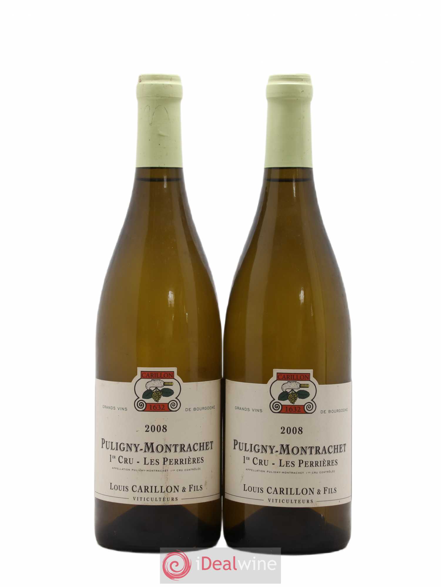 Puligny-Montrachet 1er Cru Les Perrières Louis Carillon & Fils 2008 - Lot de 2 bouteilles - 0