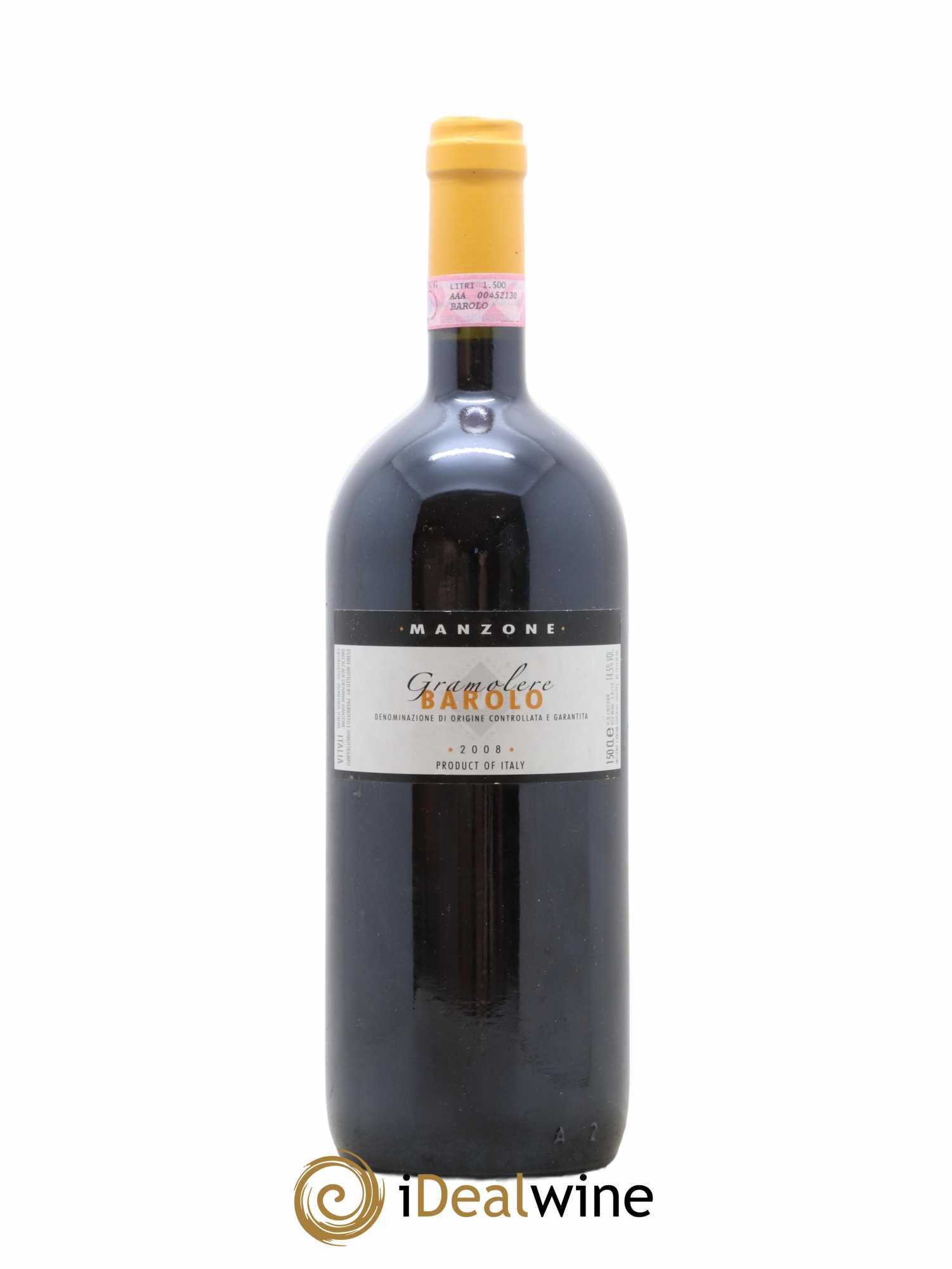 Barolo Gramolere domaine Giovani Manzone 2008 - Posten von 1 Magnum - 0