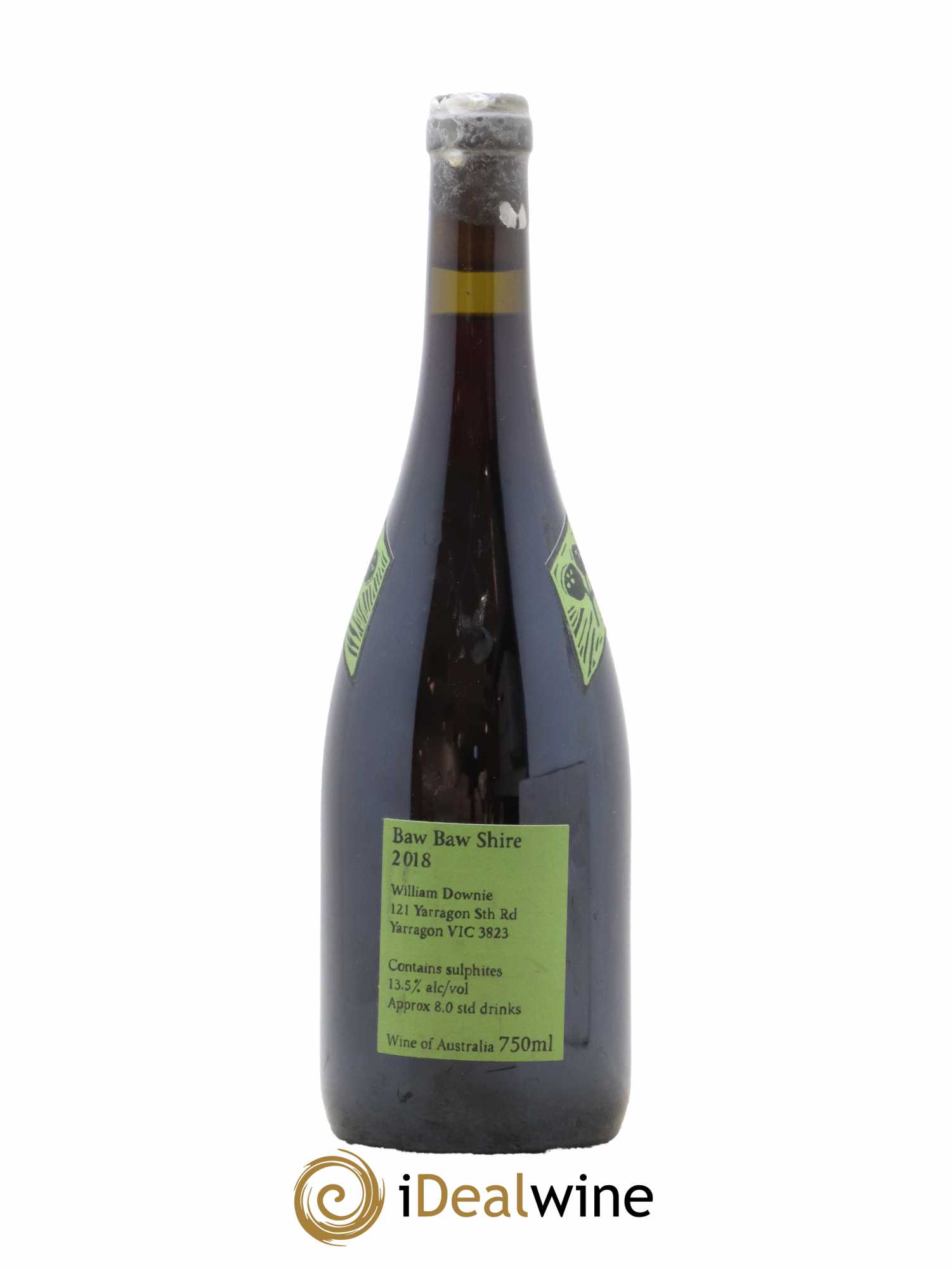 Australie Baw baw shire du domaine William Downie 2018 - Lot de 1 bouteille - 1