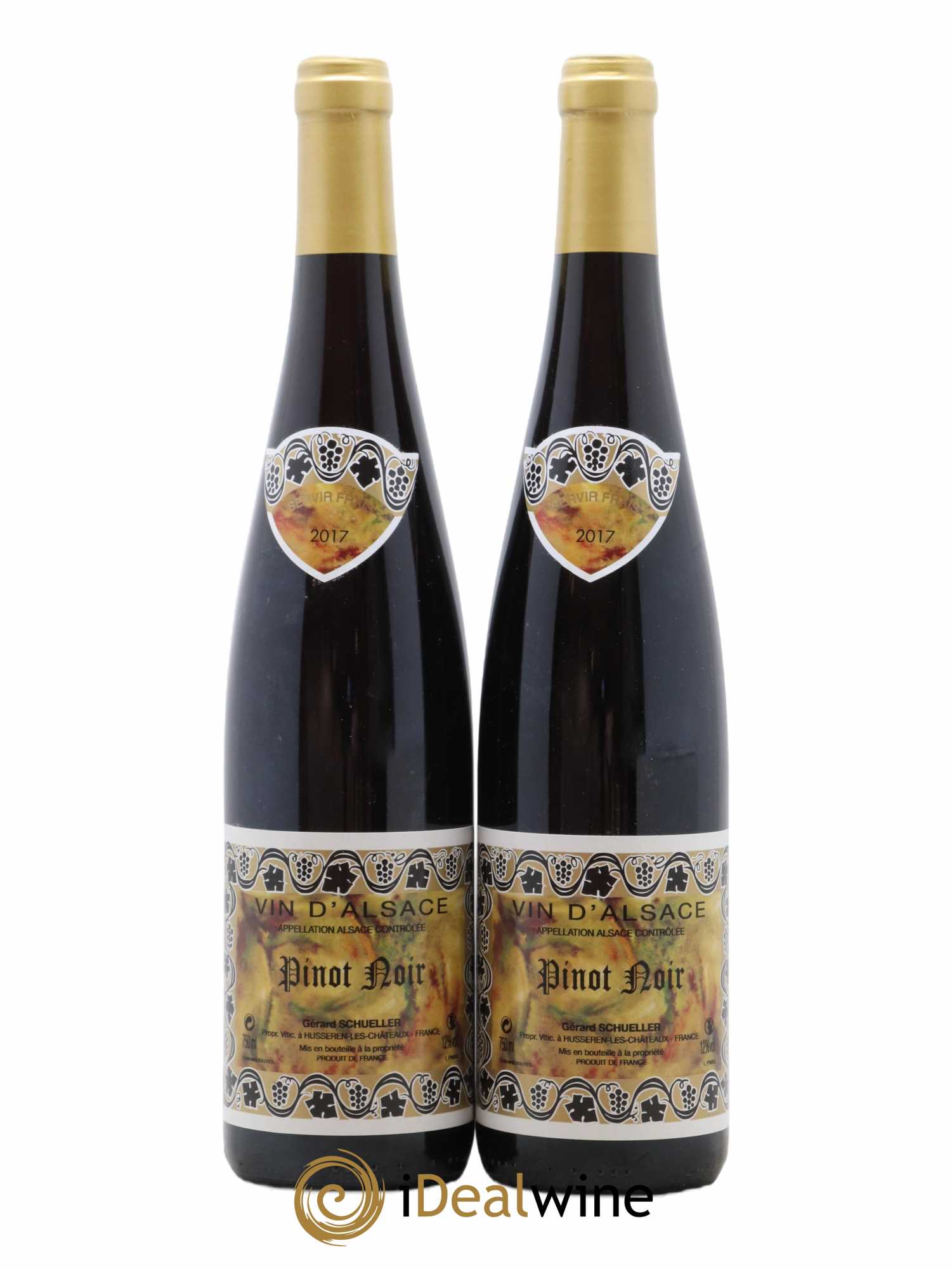 Alsace Pinot Noir Gérard Schueller (Domaine) 2017 - Lot de 2 bouteilles - 0