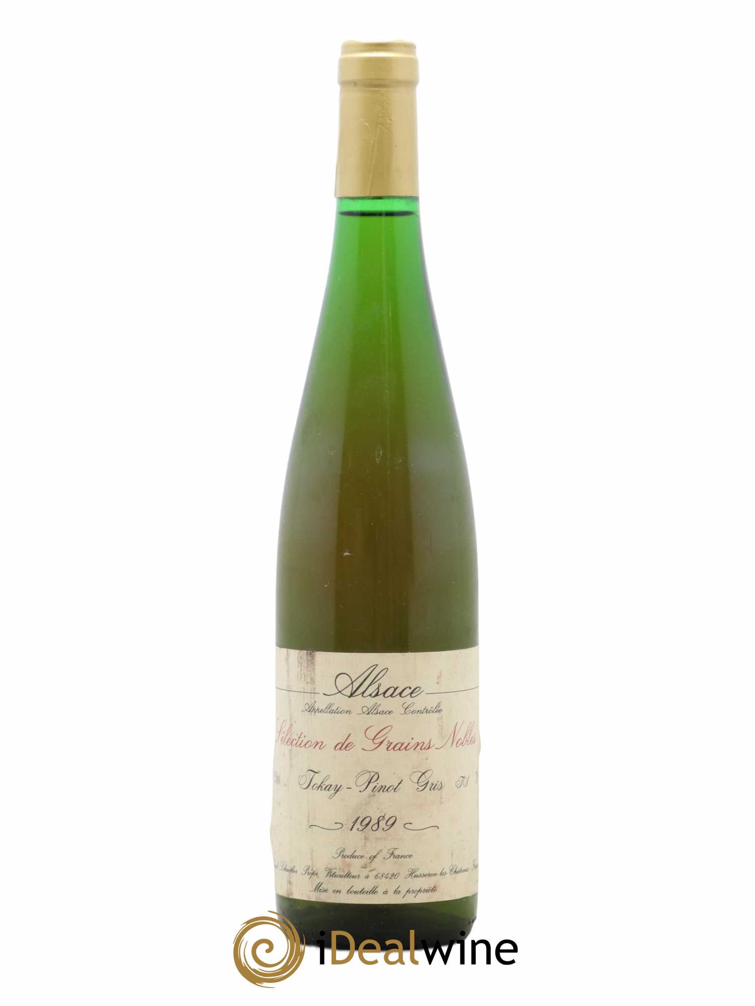 Alsace Pinot Gris Sélection de Grains Nobles Gérard Schueller 1989 - Posten von 1 Flasche - 0