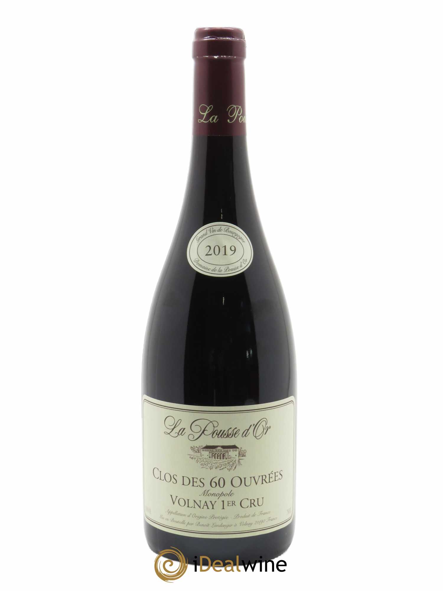 Volnay 1er Cru Clos des 60 ouvrées La Pousse d'Or (Domaine de) 2019 - Lot of 1 bottle - 0